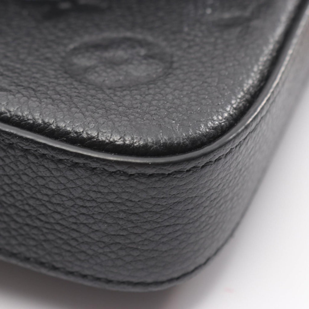 Louis Vuitton Black Noir Monogram Empreinte Pochette Shoulder Bag