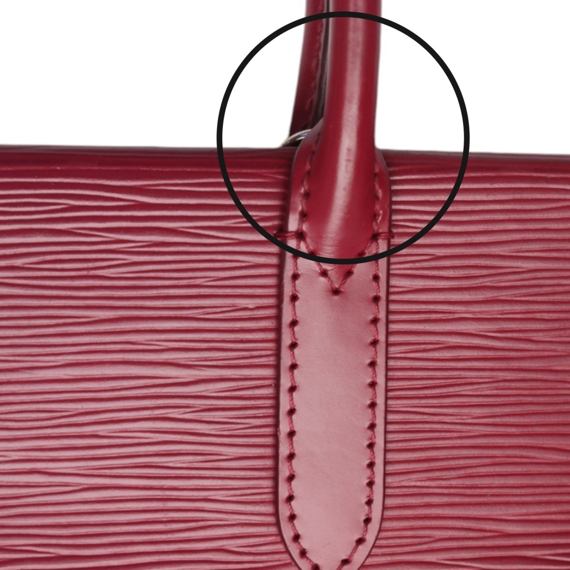 Louis Vuitton Fuchsia Galle Red Color Epi Leather Handbag Shoulder Bag