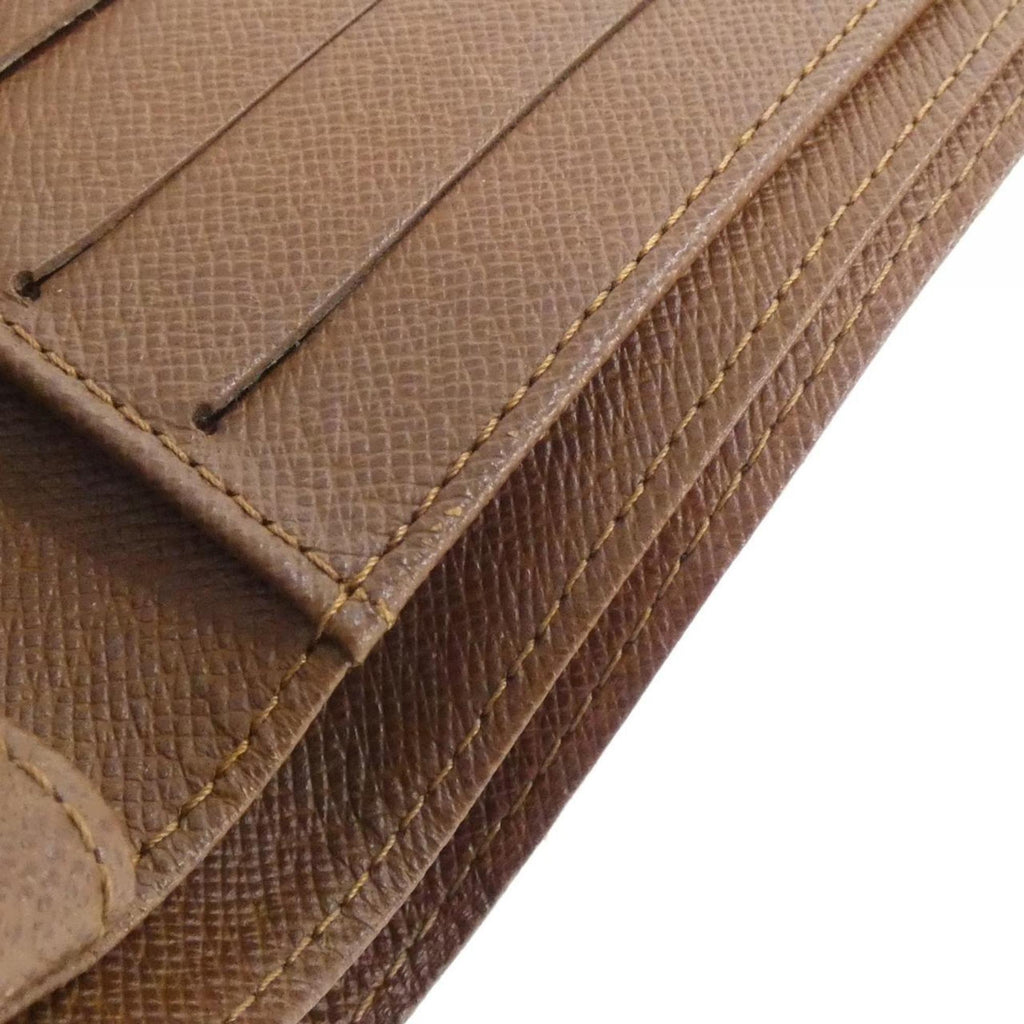 Louis Vuitton Marron Coated Canvas Wallet