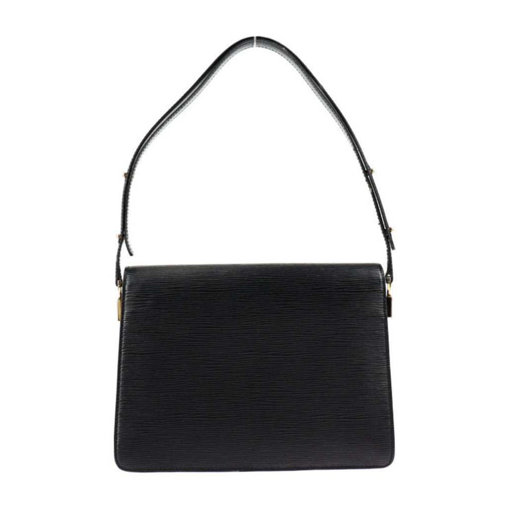 Louis Vuitton Black Epi Leather Handbag Shoulder Bag Tote Bag