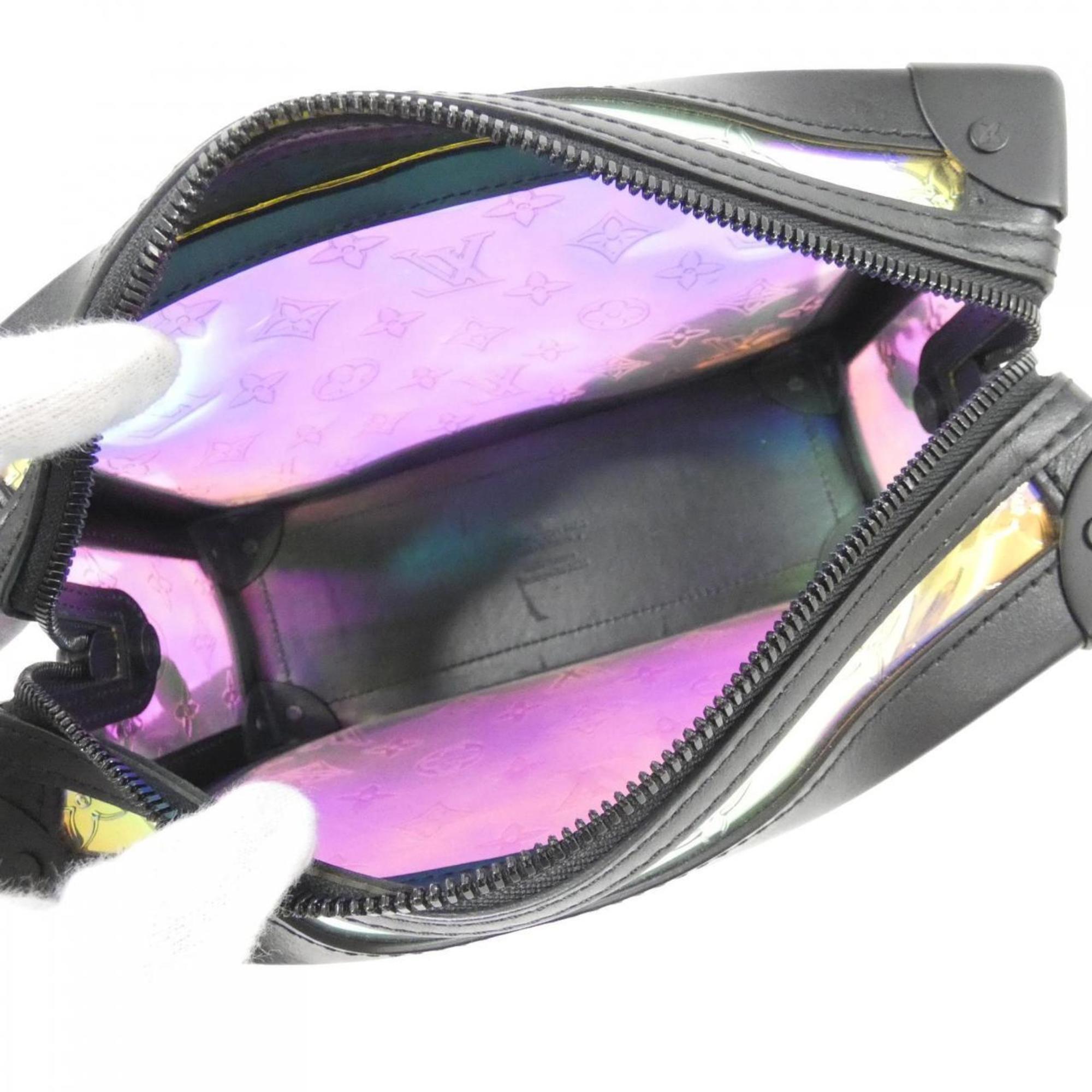 Louis Vuitton Black Multi-Color Pvc Leather Shoulder Bag