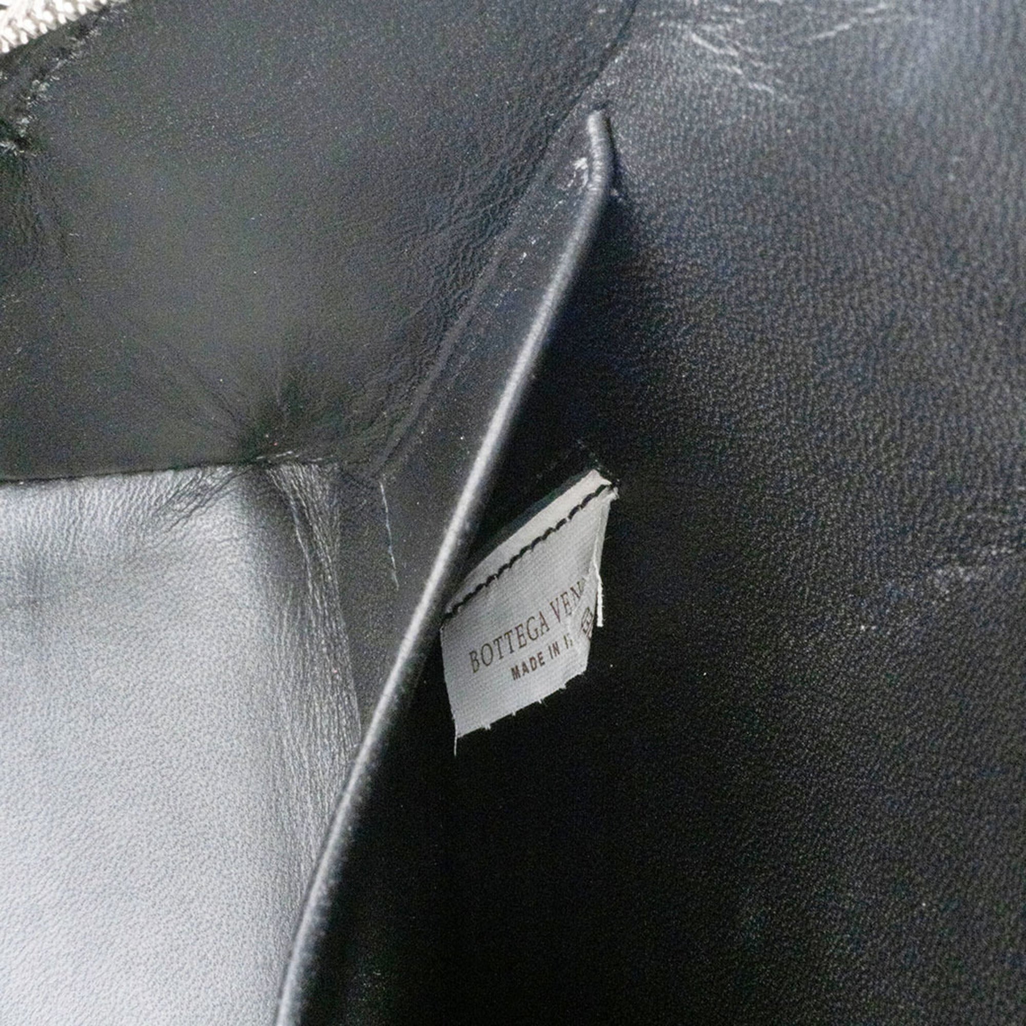Bottega Veneta Black Leather Shoulder Bag