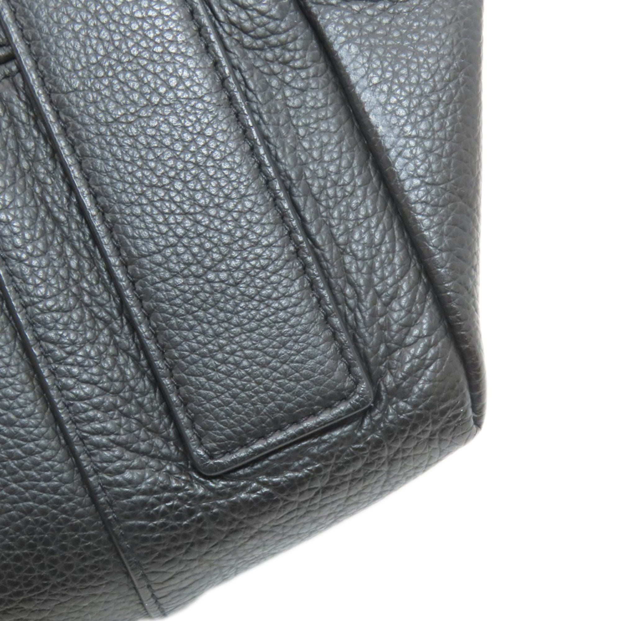 Balenciaga Black Leather Hand