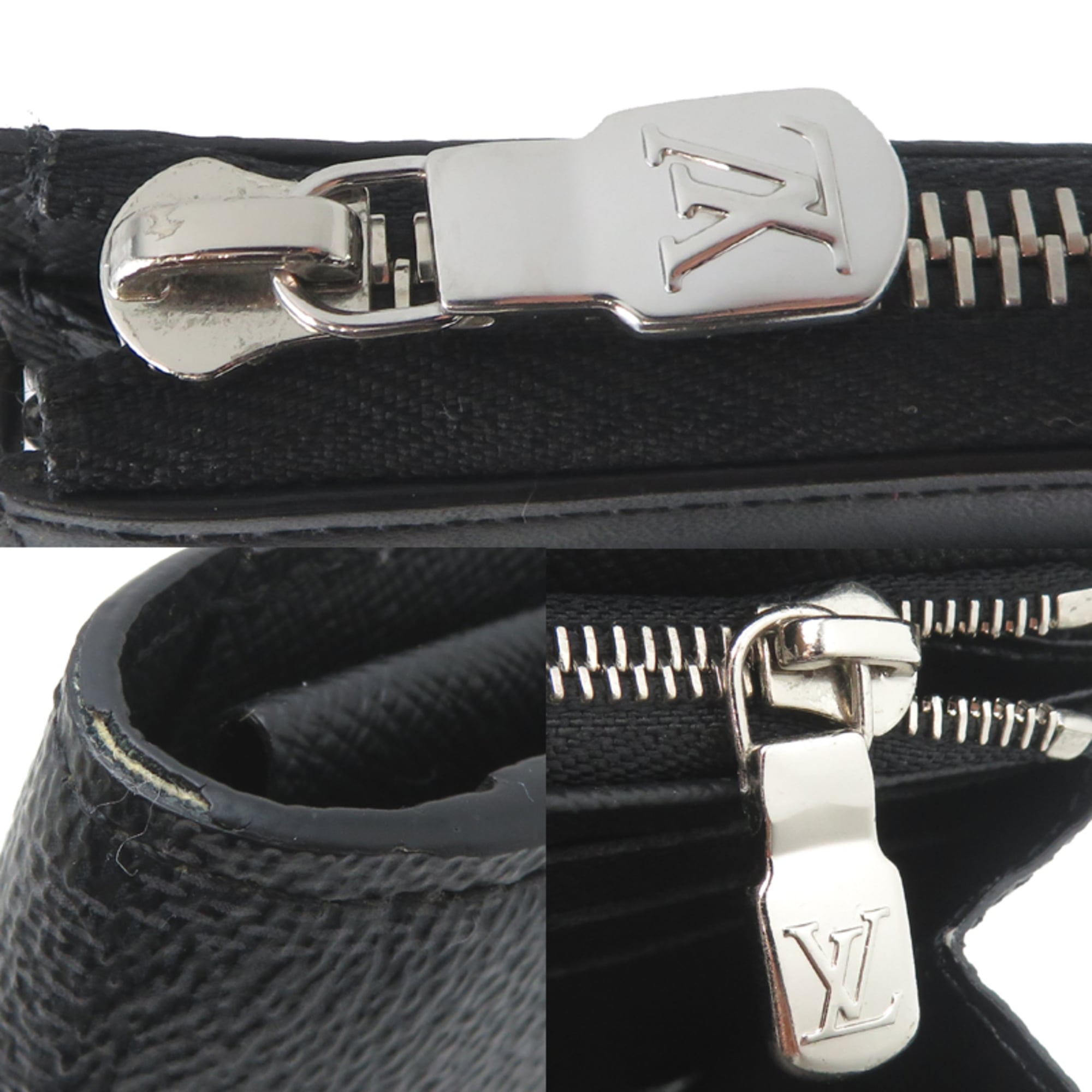 Louis Vuitton Black Damier Graphite Long Wallet