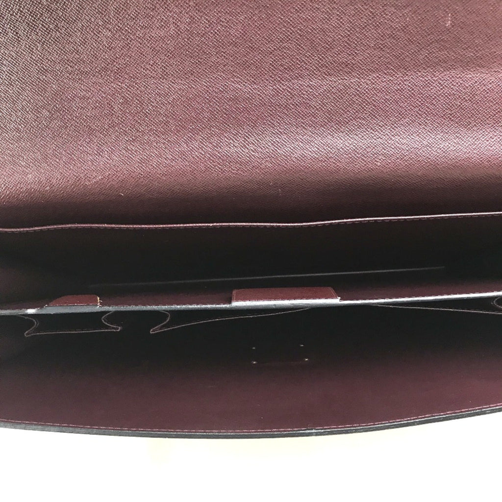 Louis Vuitton Brown Leather Briefcase