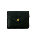 Louis Vuitton Black Leather Wallet (Tri-Fold)