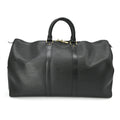 Louis Vuitton Black Epi Leather Boston Bag
