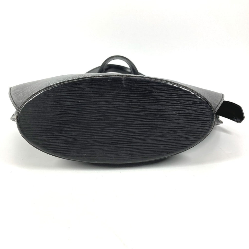 Louis Vuitton Black Noir Epi Leather Handbag Tote Bag