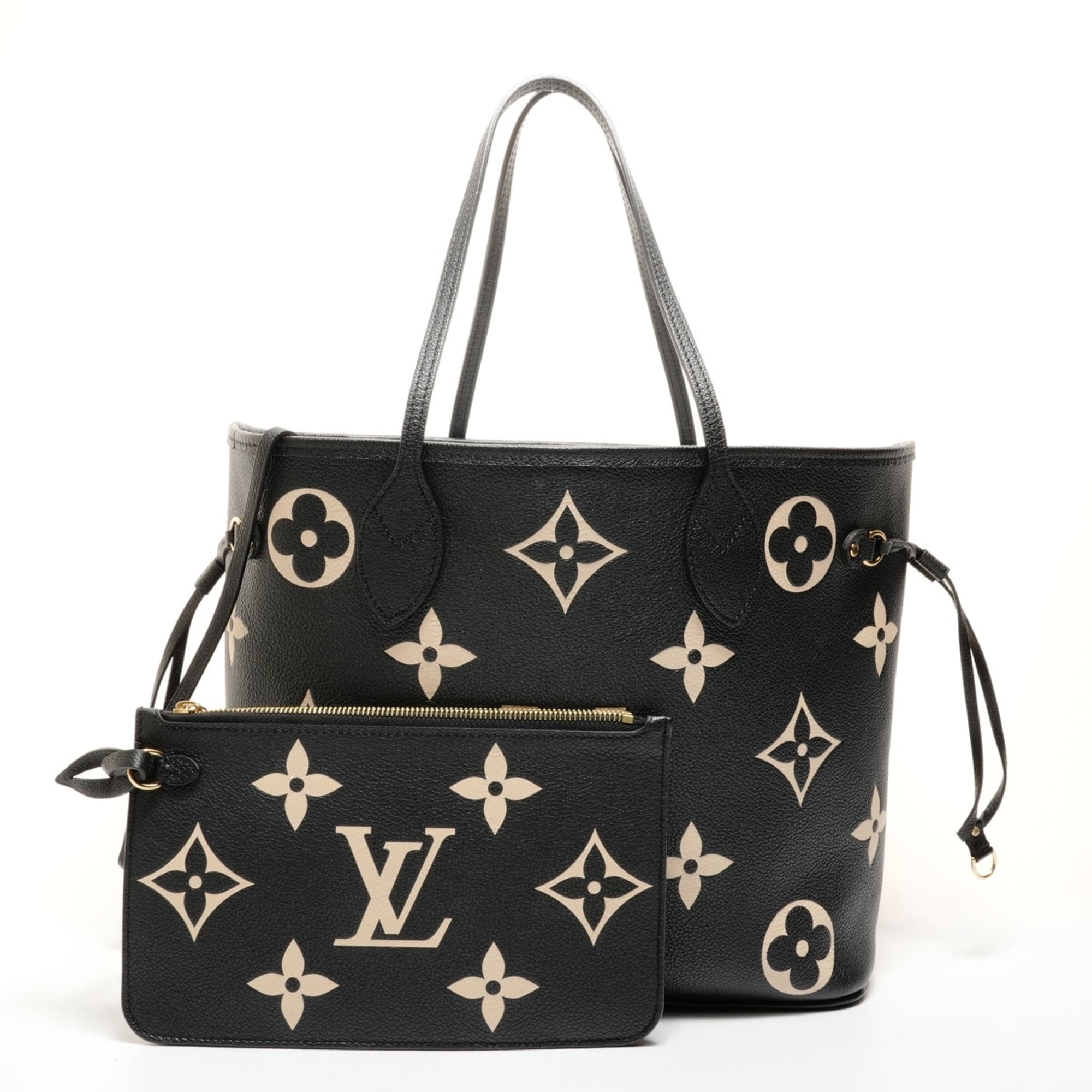 Louis Vuitton Black Monogram Empreinte Tote Bag