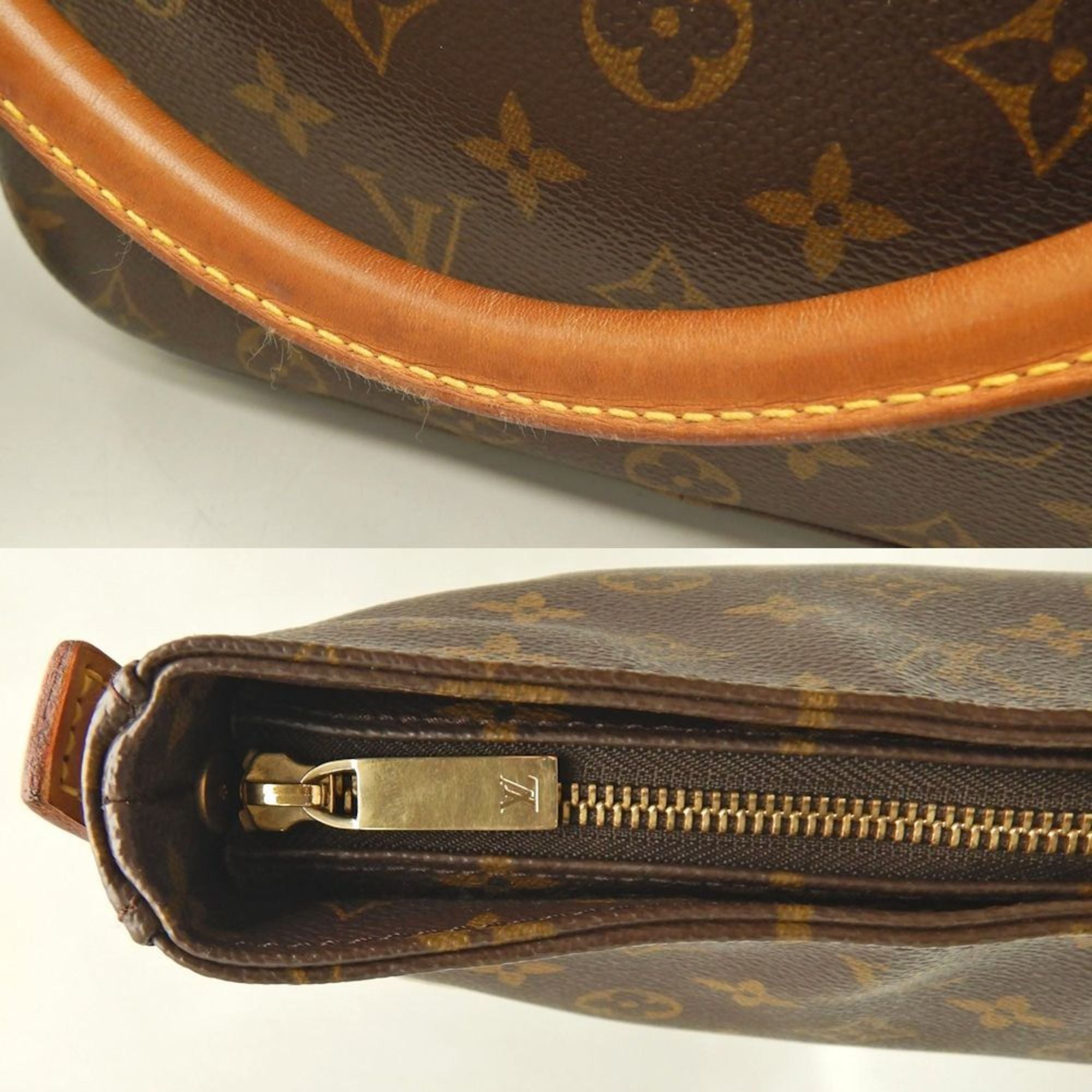 Louis Vuitton Monogram Brown Pvc Shoulder Bag