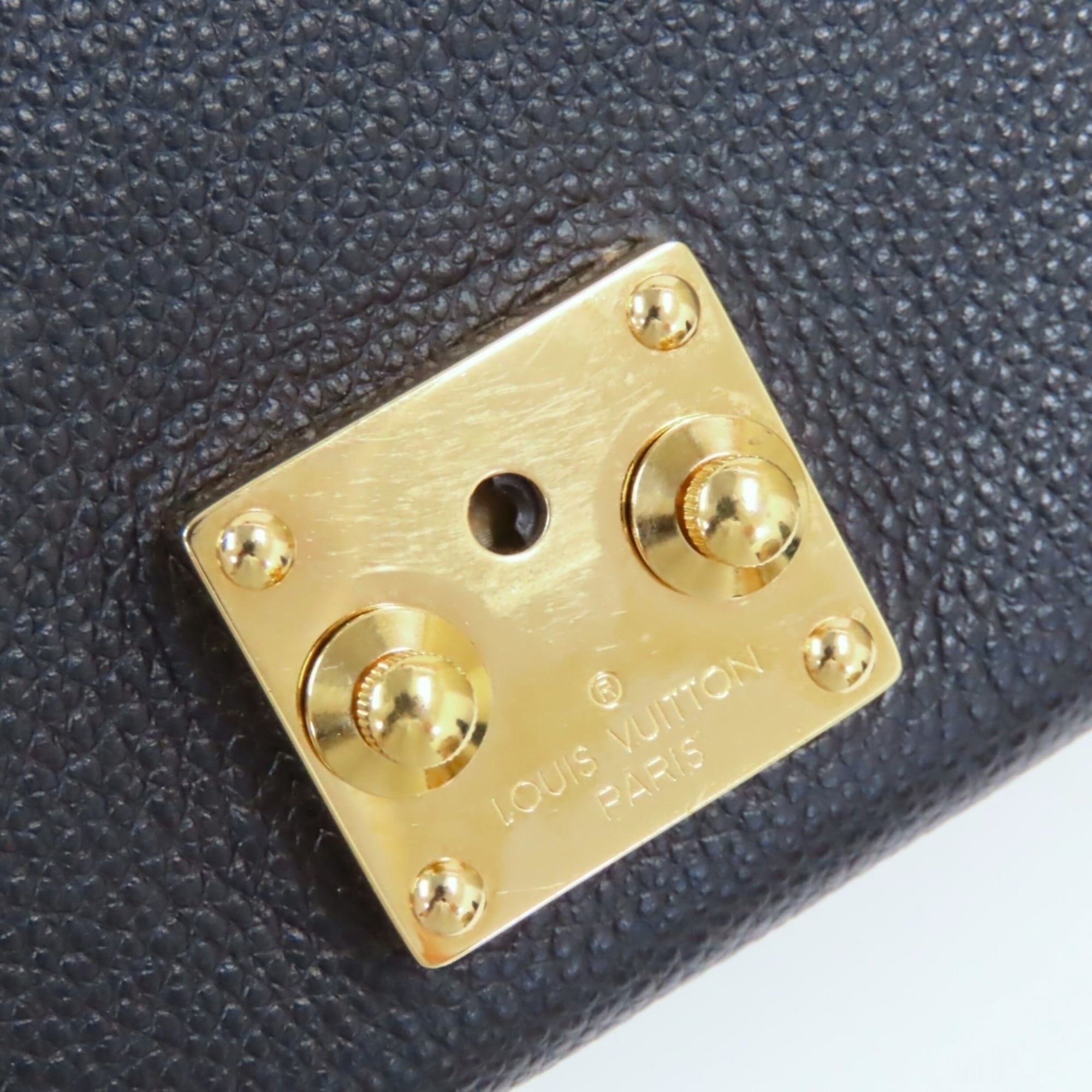 Louis Vuitton Noir Monogram Empreinte Pochette Shoulder Bag