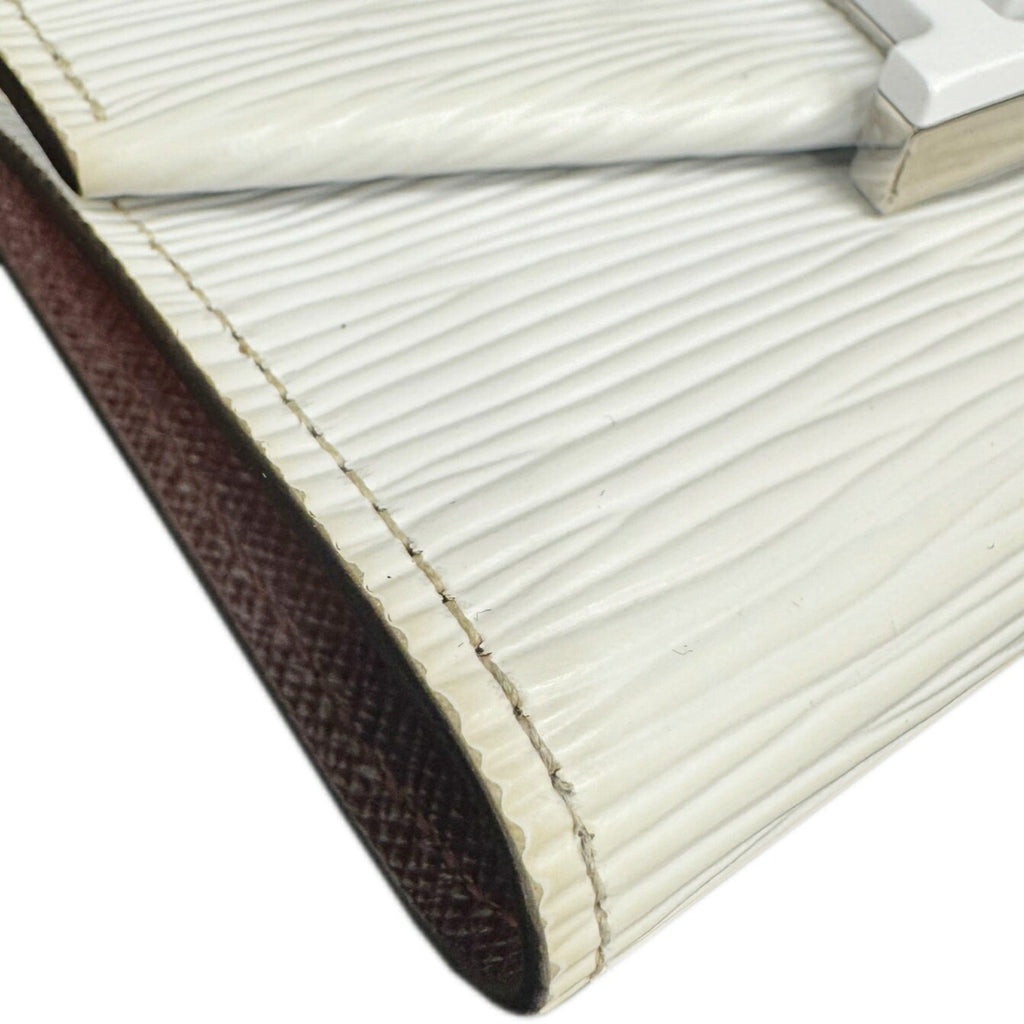 Louis Vuitton White Epi Leather Coin Purse/Coin Case