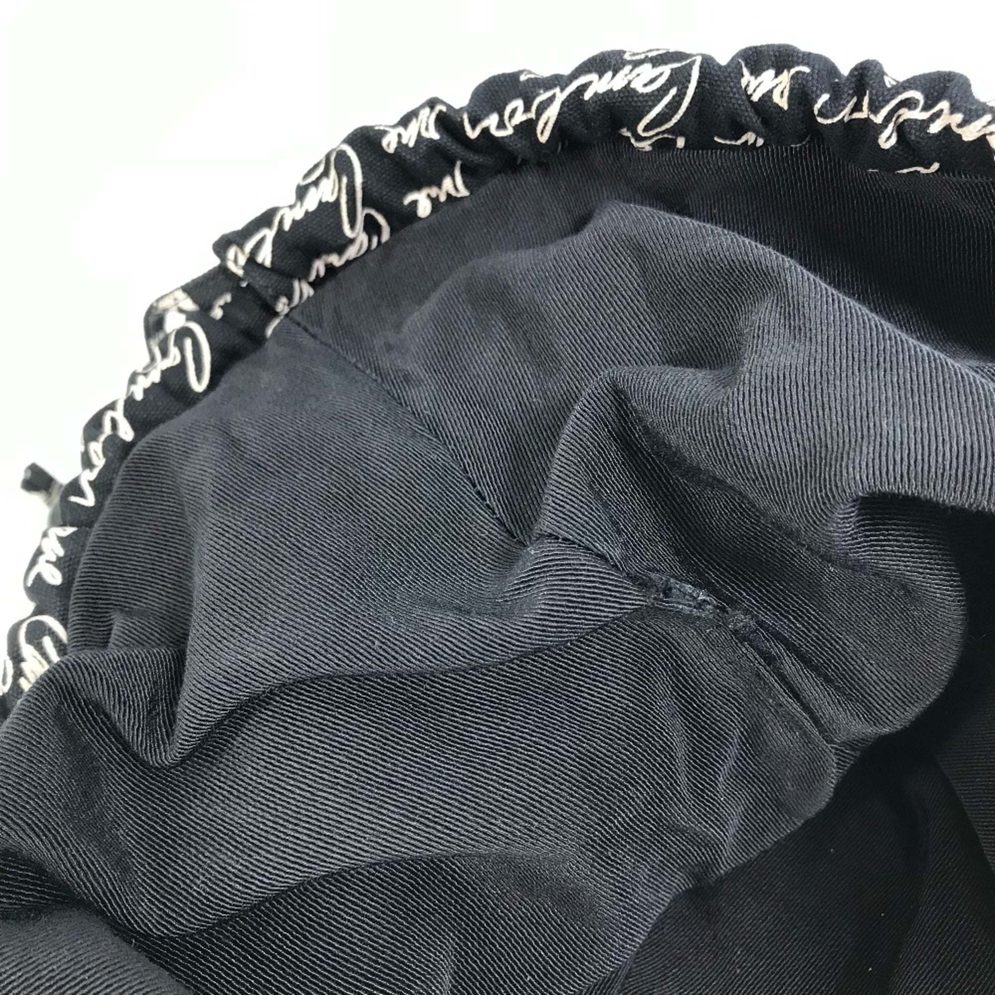 Chanel Black Cloth Tote Bag