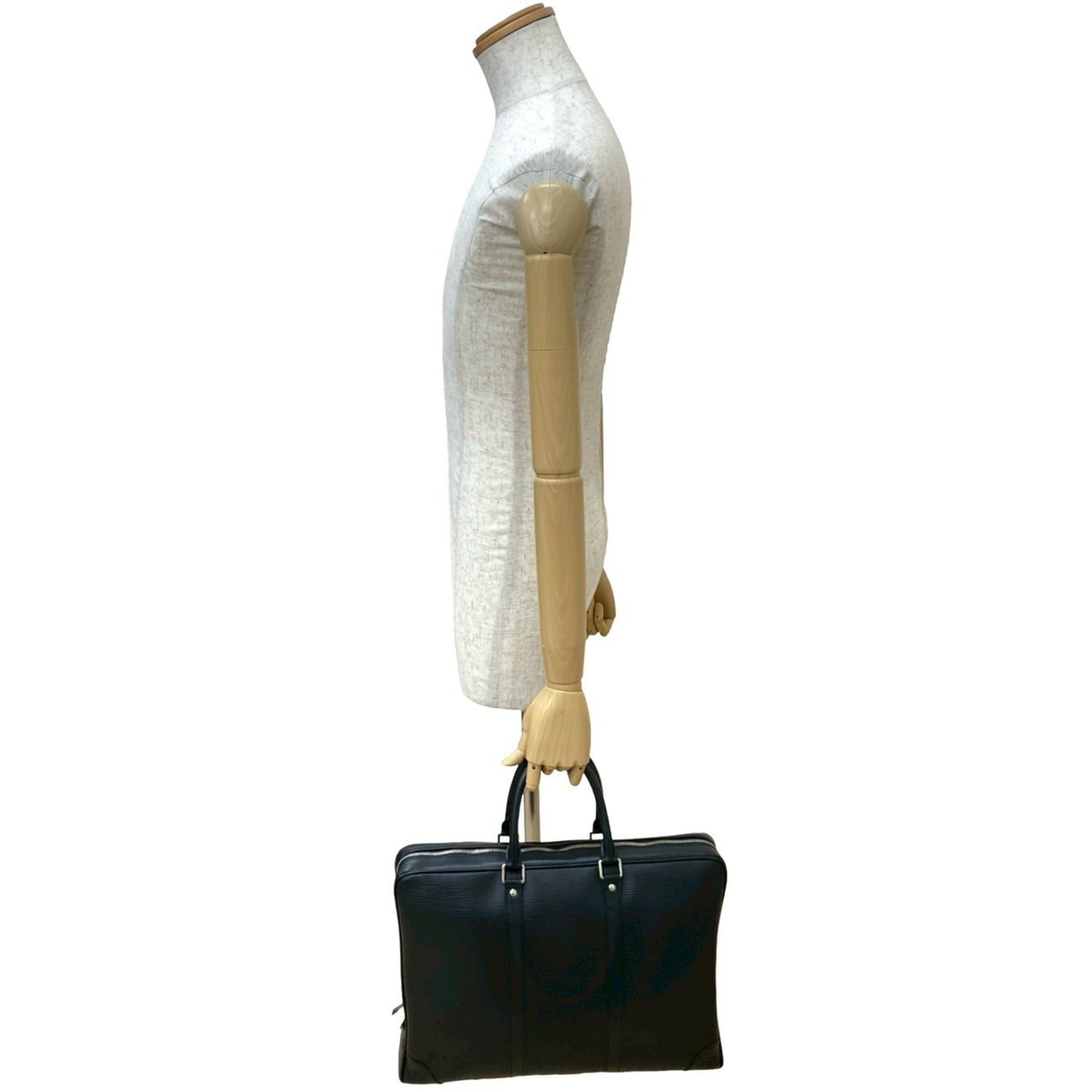 Louis Vuitton Black Epi Leather Briefcase
