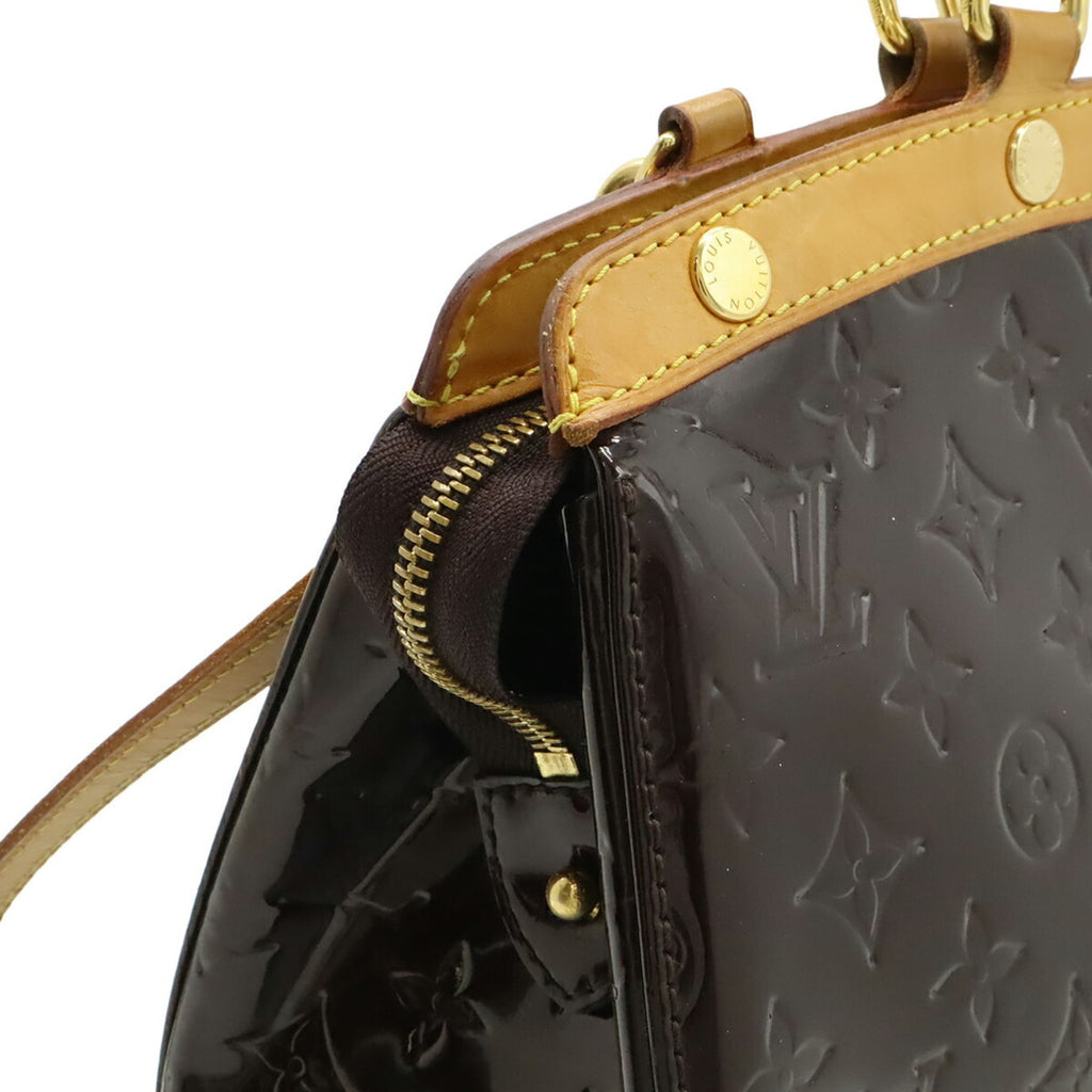 Louis Vuitton Amarante Monogram Vernis Handbag Shoulder Bag Tote Bag