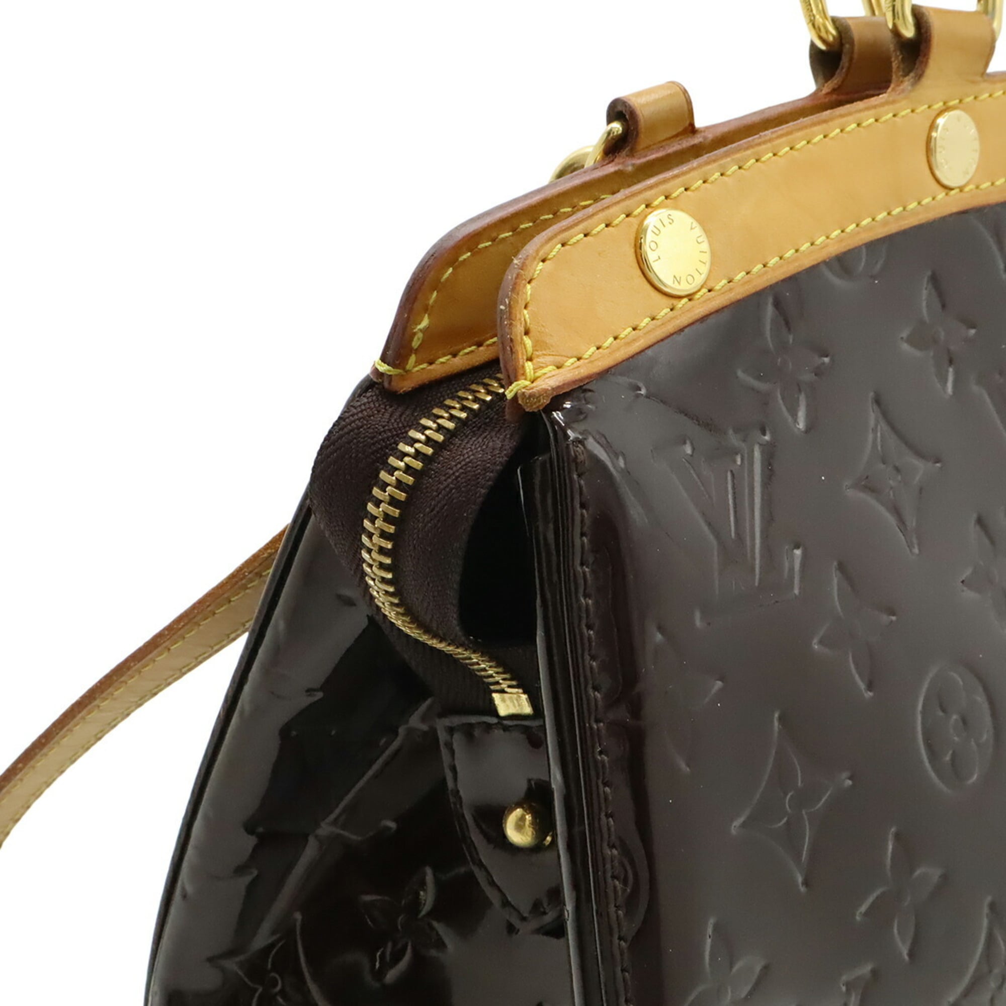 Louis Vuitton Amarante Monogram Vernis Handbag Shoulder Bag Tote Bag