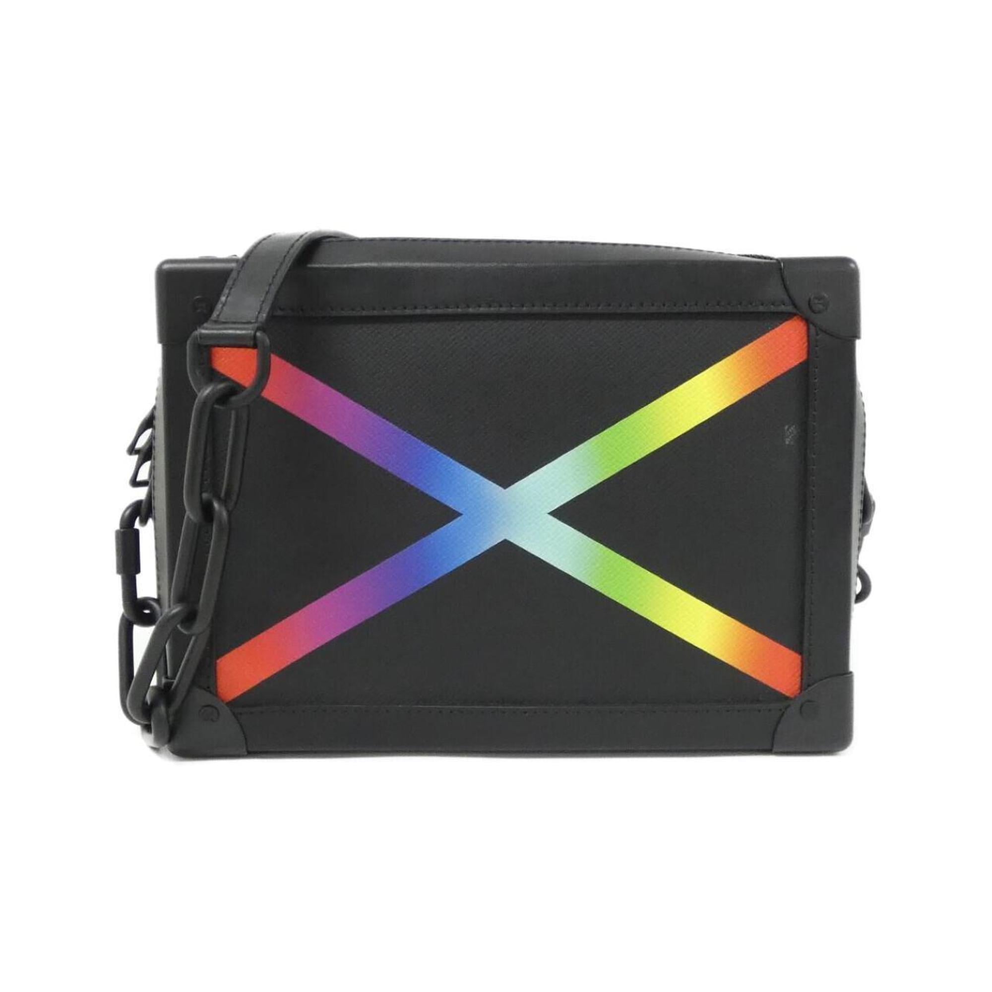 Louis Vuitton Black Leather Shoulder Bag