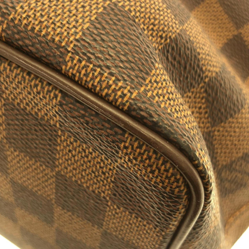 Louis Vuitton Brown Coated Canvas Handbag