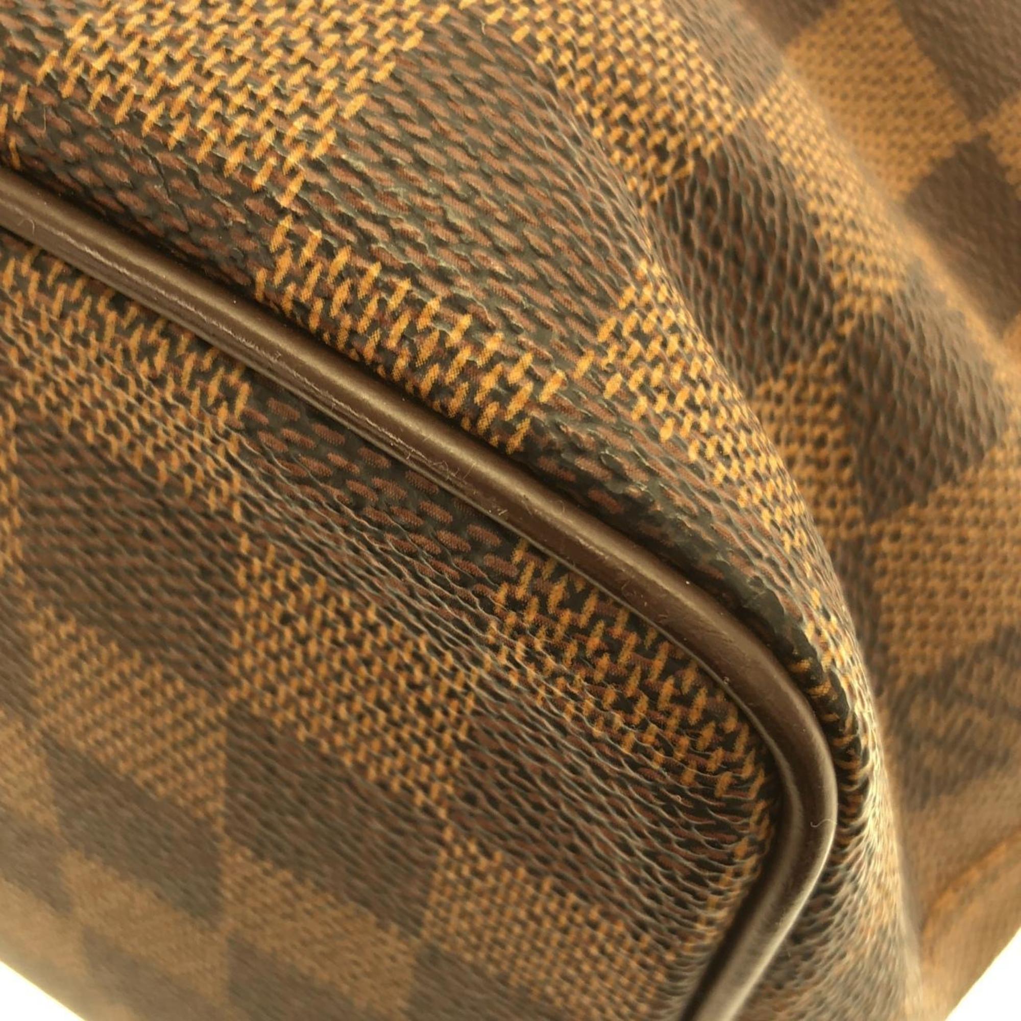 Louis Vuitton Brown Coated Canvas Handbag