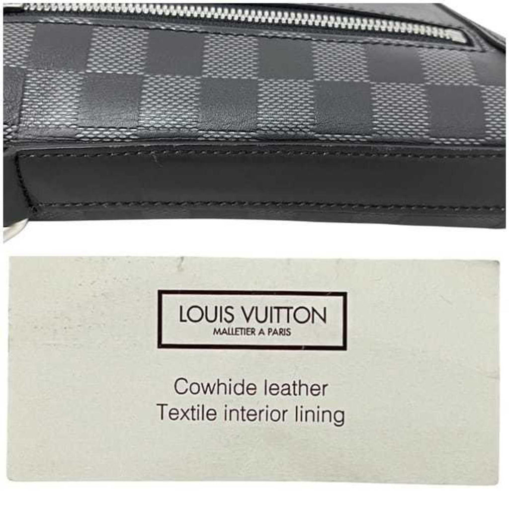 Louis Vuitton Black Damier Infini Leather Shoulder Bag