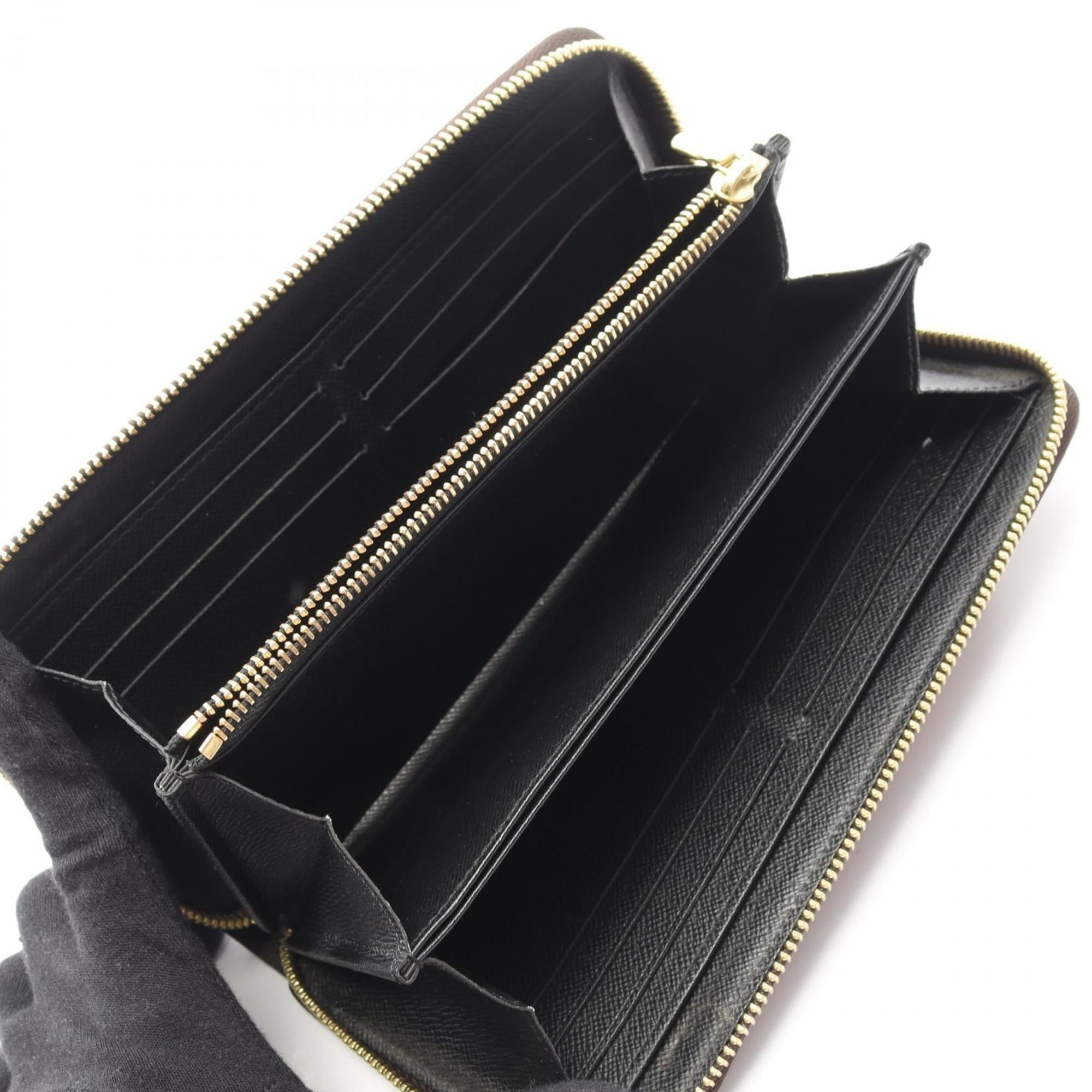 Louis Vuitton Brown Coated Canvas Long Wallet