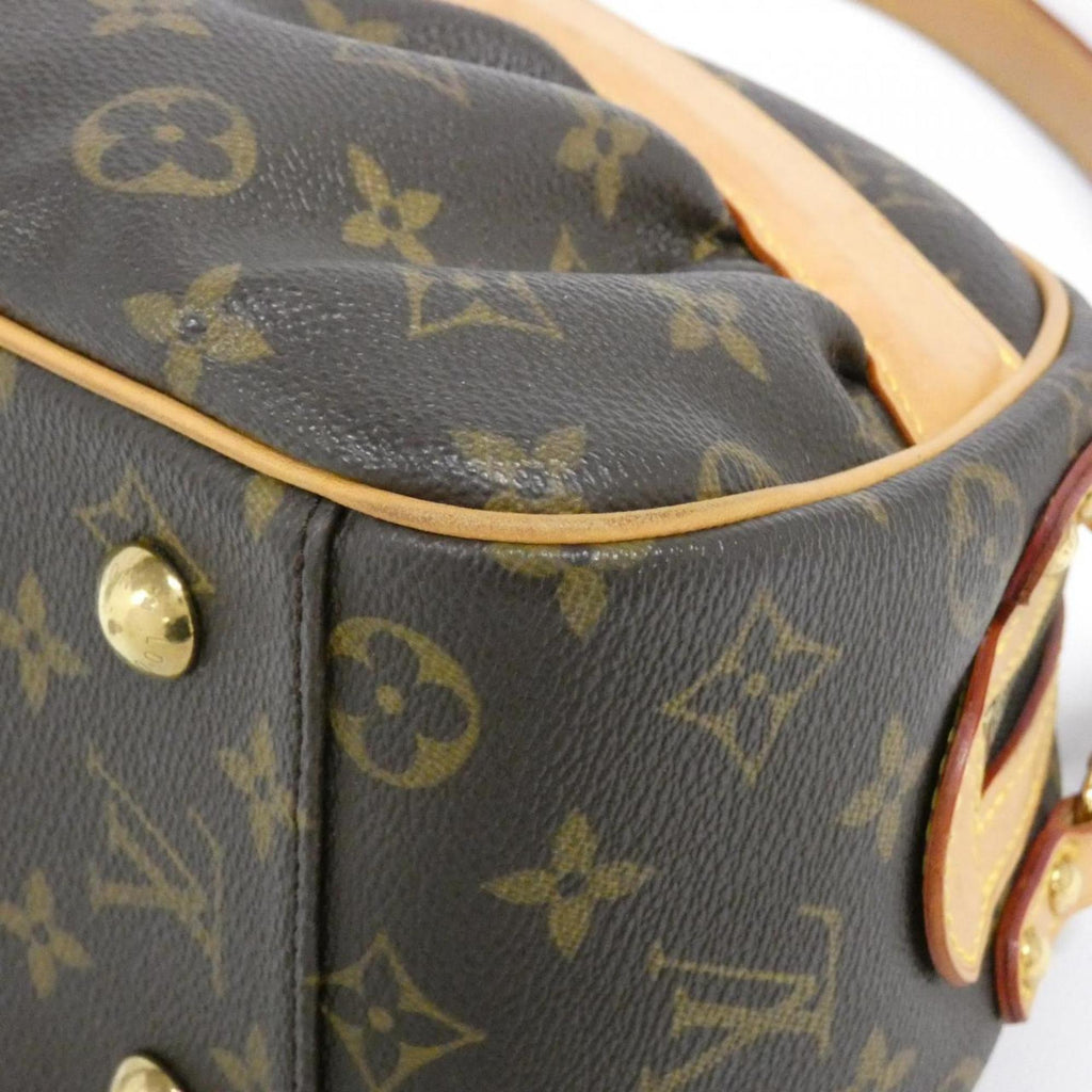Louis Vuitton Marron Coated Canvas Shoulder Bag