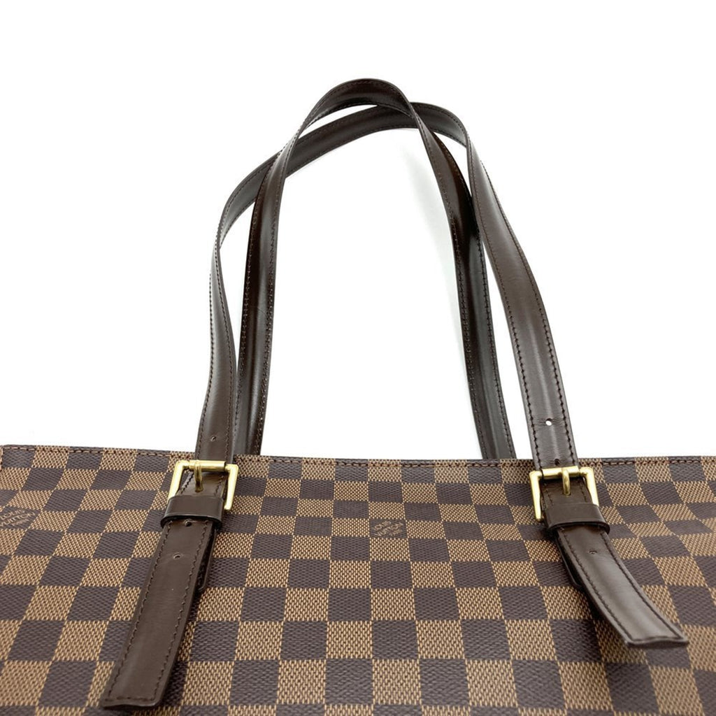 Louis Vuitton Brown Damier Canvas Shoulder Bag Tote Bag