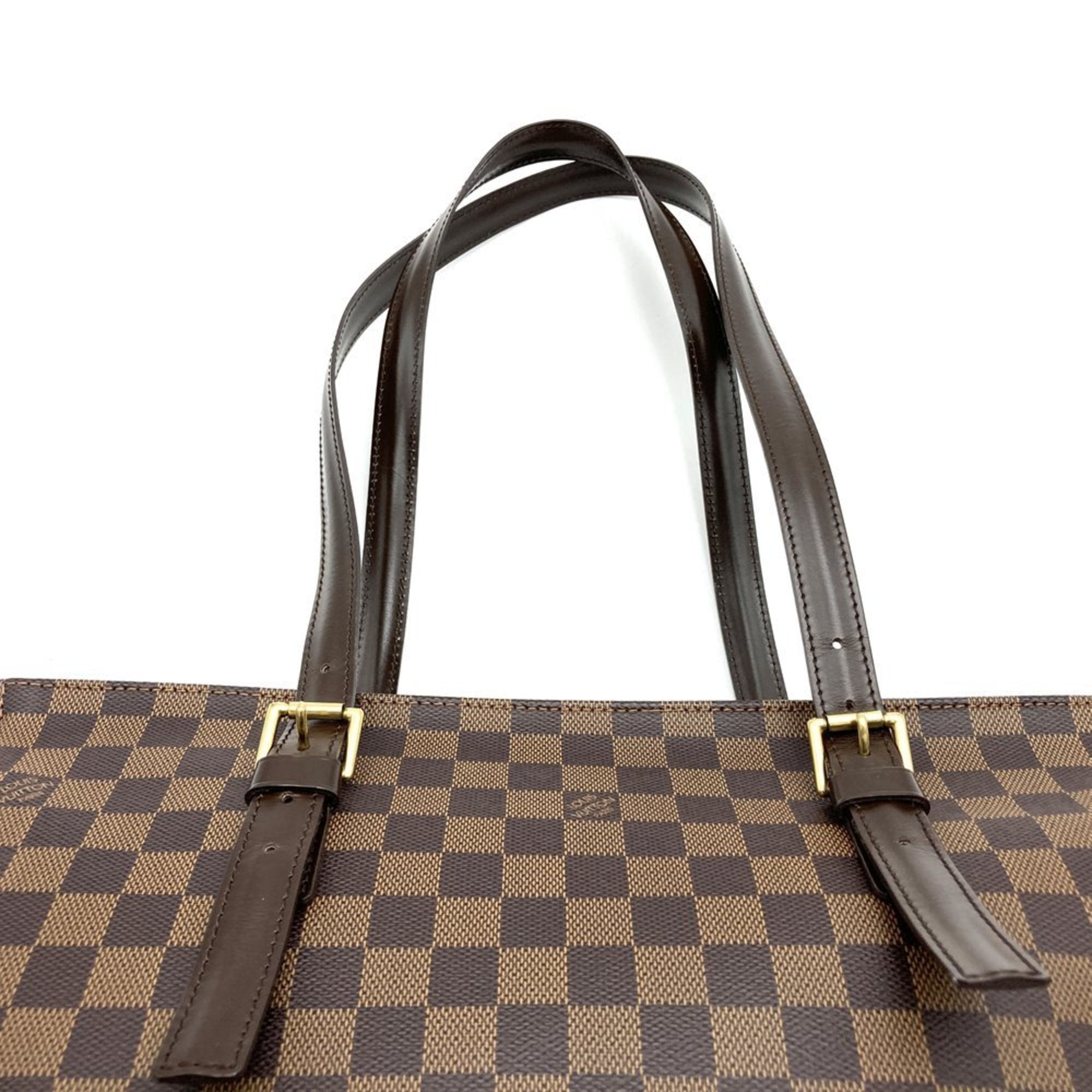 Louis Vuitton Brown Damier Canvas Shoulder Bag Tote Bag