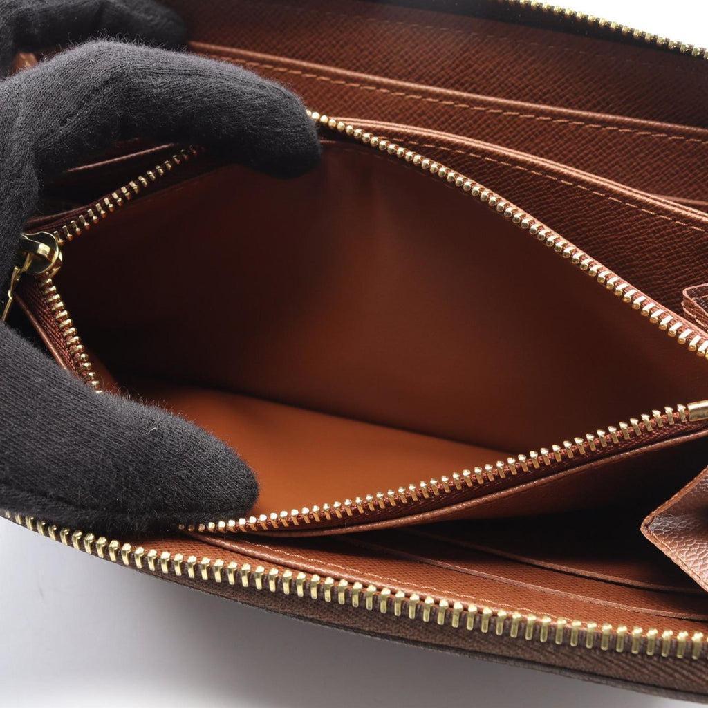 Louis Vuitton Brown Coated Canvas Long Wallet