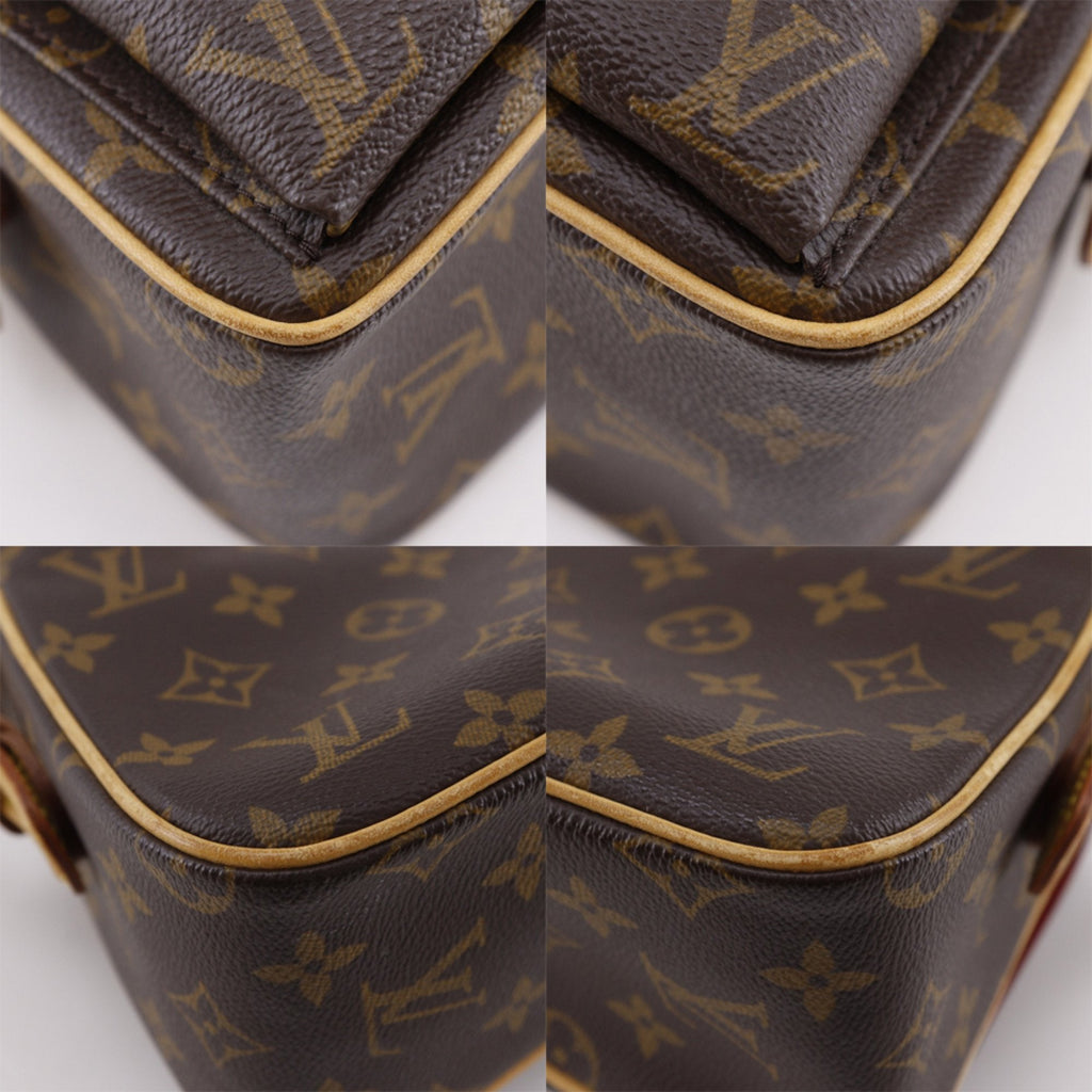 Louis Vuitton Brown Monogram Canvas Shoulder Bag