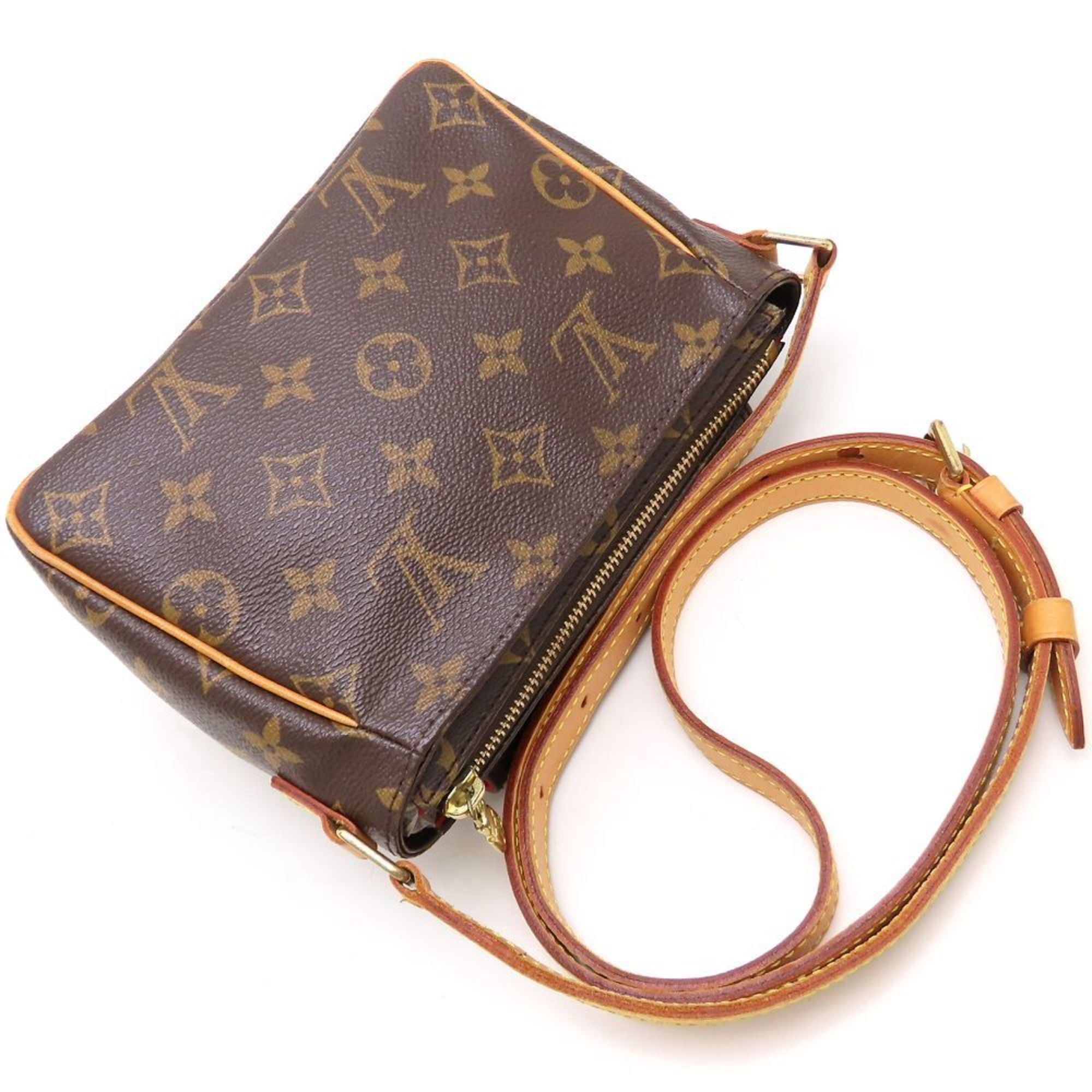 Louis Vuitton Brown Canvas Shoulder Bag