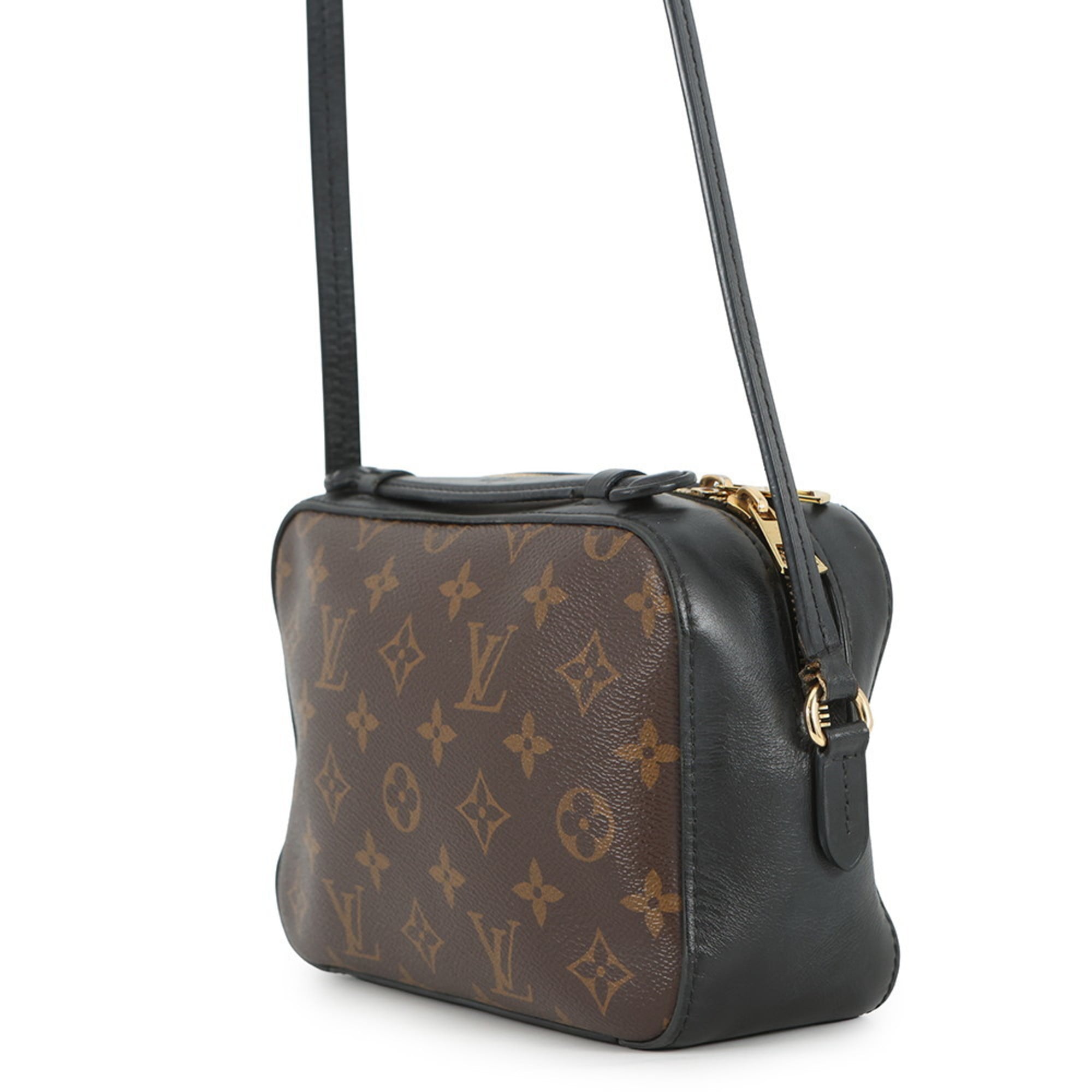 Louis Vuitton Black Monogram Noir Monogram Leather Shoulder Bag