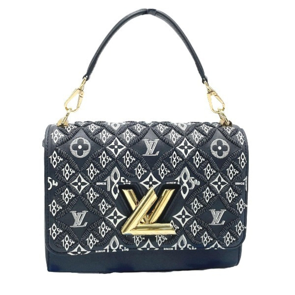Louis Vuitton Black Leather Shoulder Bag