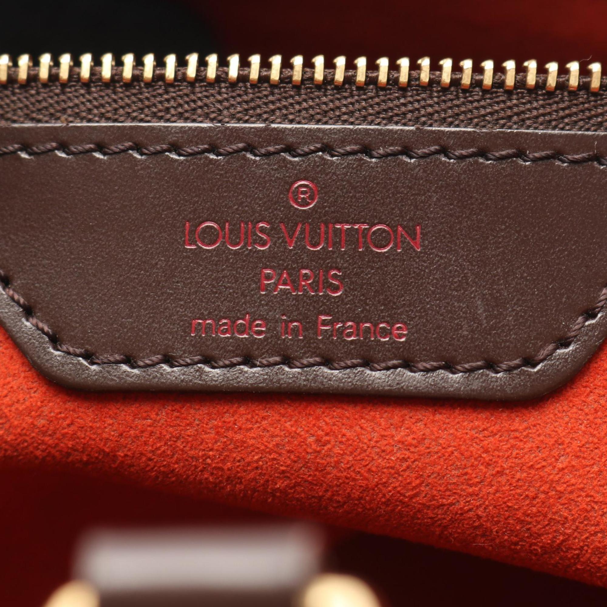 Louis Vuitton Brown Damier Canvas Coated Canvas Damier Canvas Leather Handbag