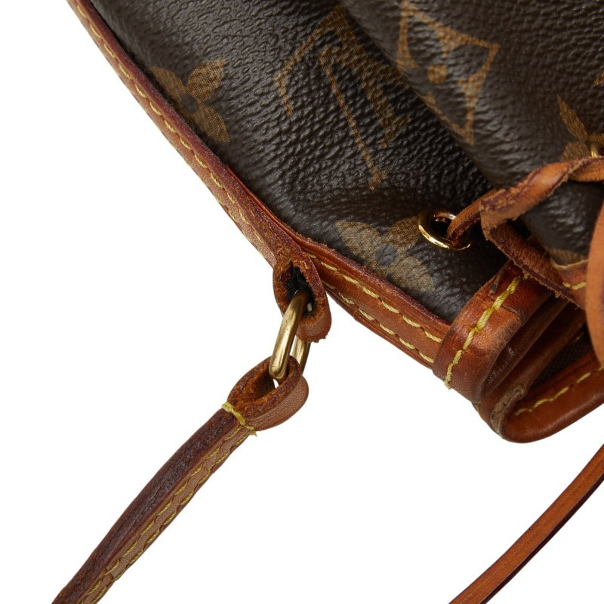 Louis Vuitton Brown Pvc Leather Shoulder Bag