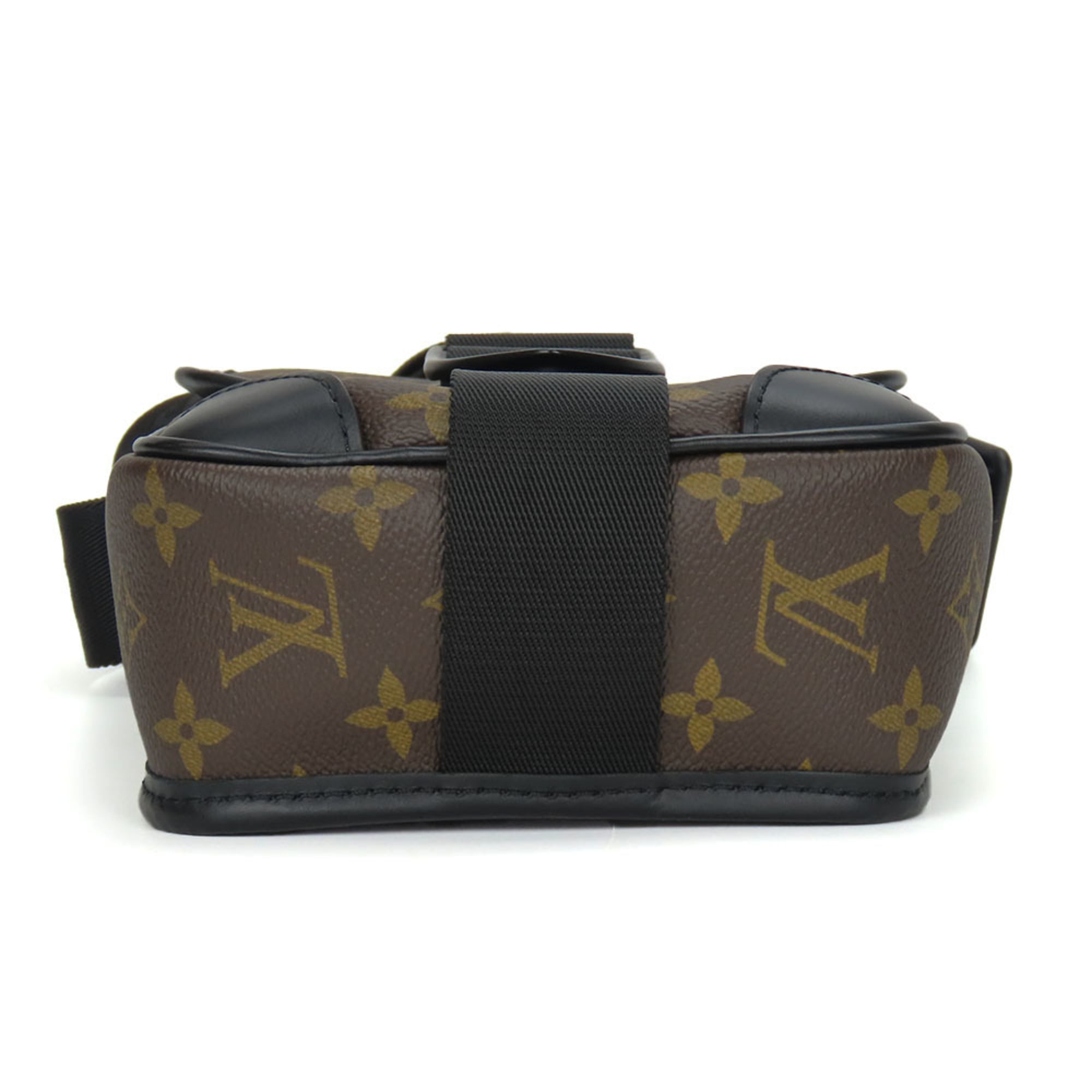 Louis Vuitton Monogram Macassar Black Brown Shoulder Bag