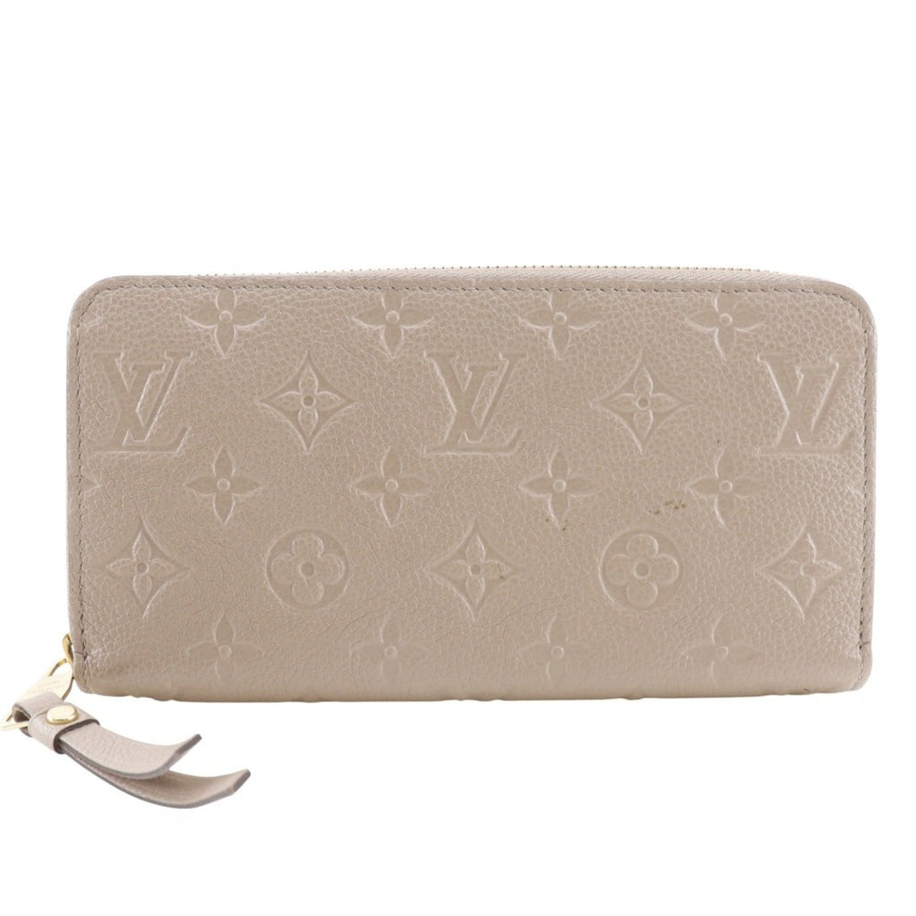 Louis Vuitton Monogram Empreinte Gray Monogram Empreinte Long Wallet