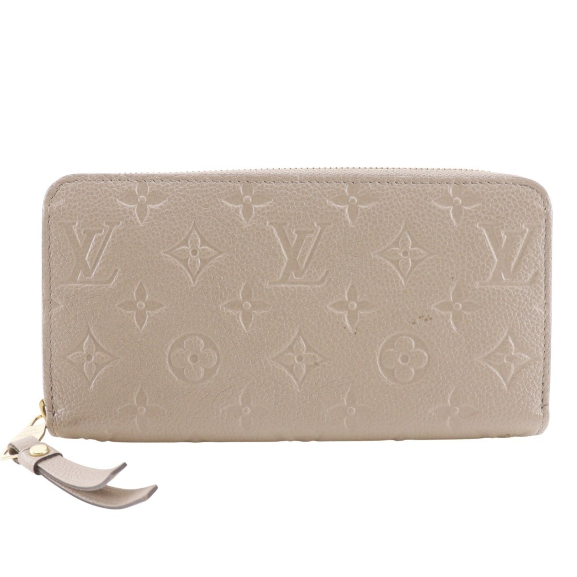 Louis Vuitton Monogram Empreinte Gray Monogram Empreinte Long Wallet