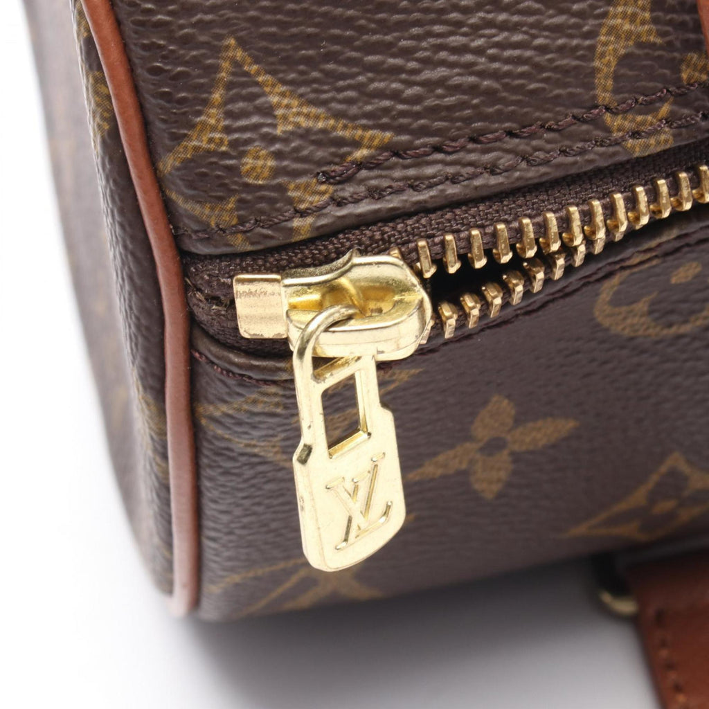 Louis Vuitton Brown Coated Canvas Pvc Monogram Leather Handbag