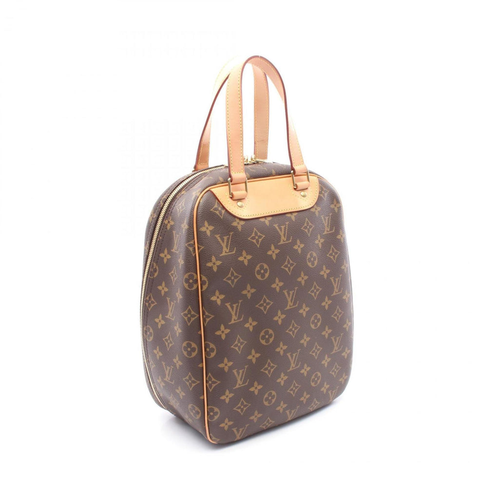 Louis Vuitton Monogram Brown Coated Canvas Leather Handbag