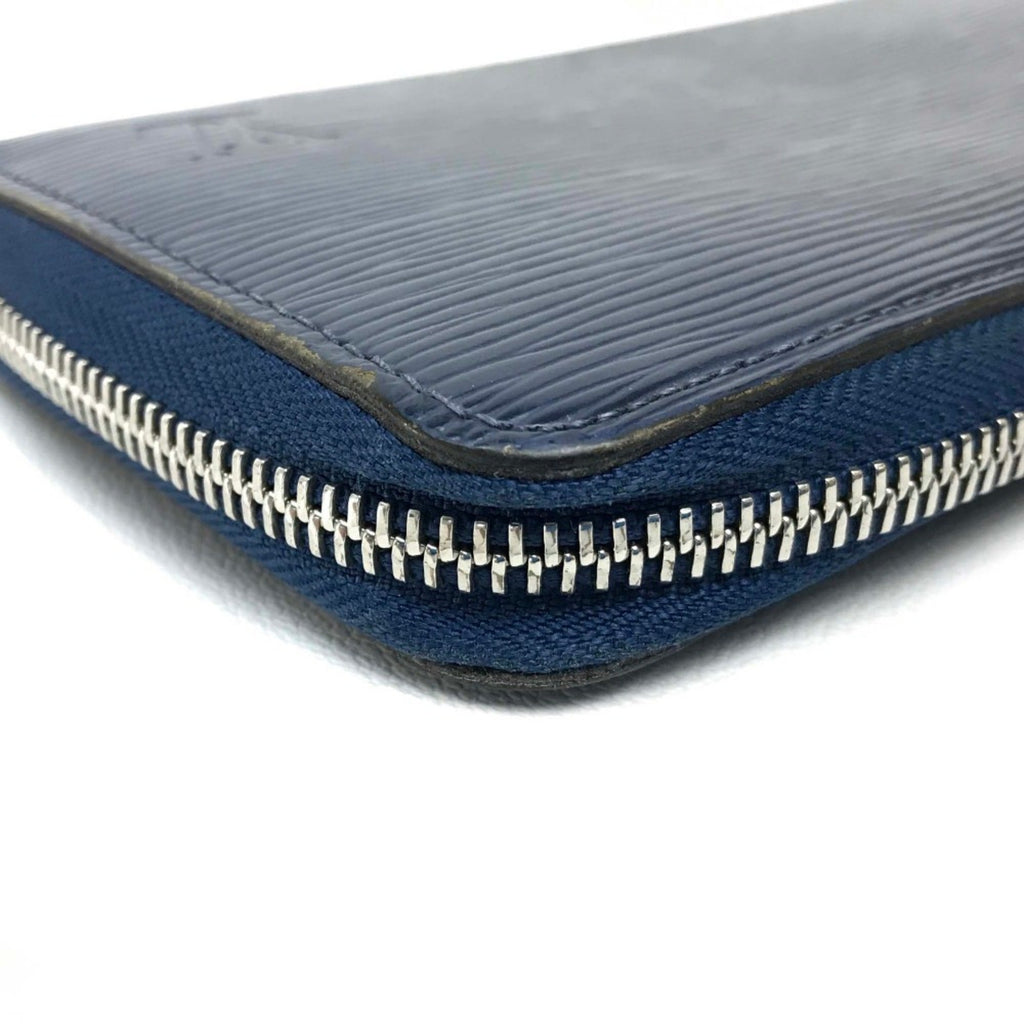 Louis Vuitton Blue Leather Long Wallet
