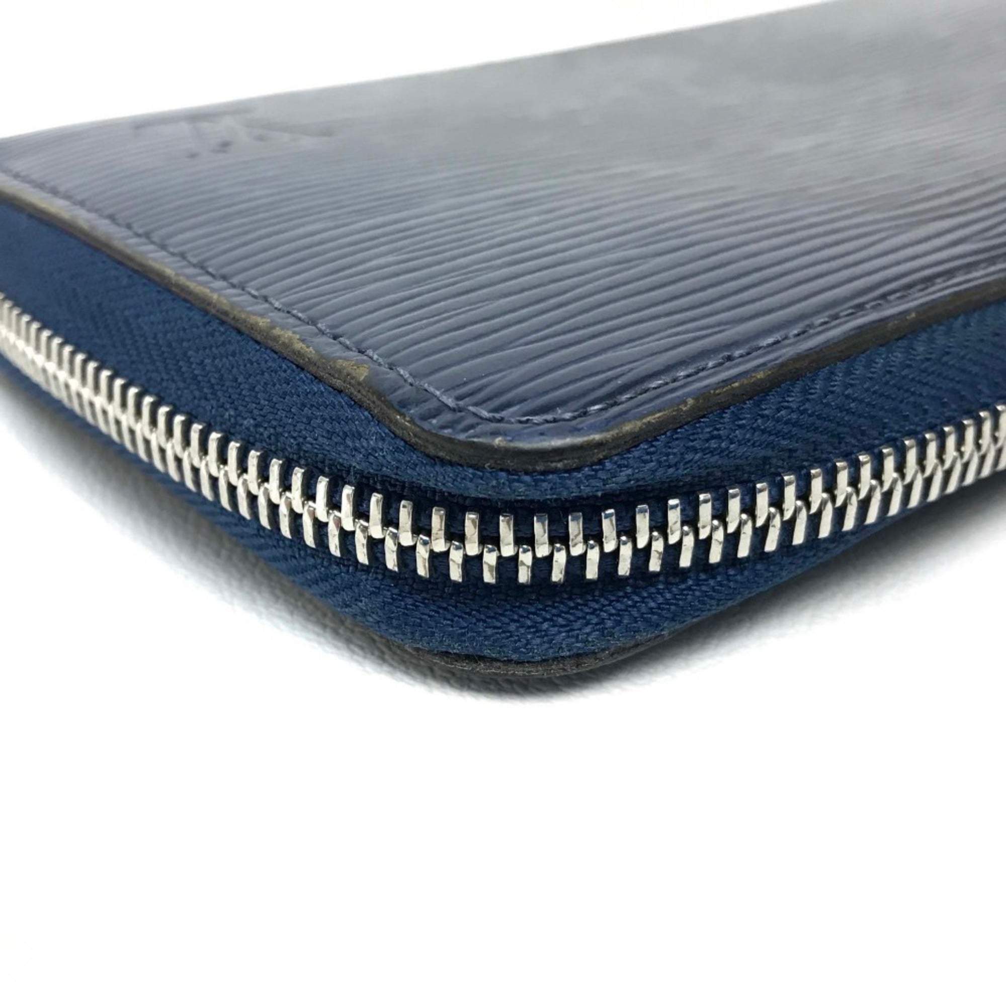 Louis Vuitton Blue Leather Long Wallet