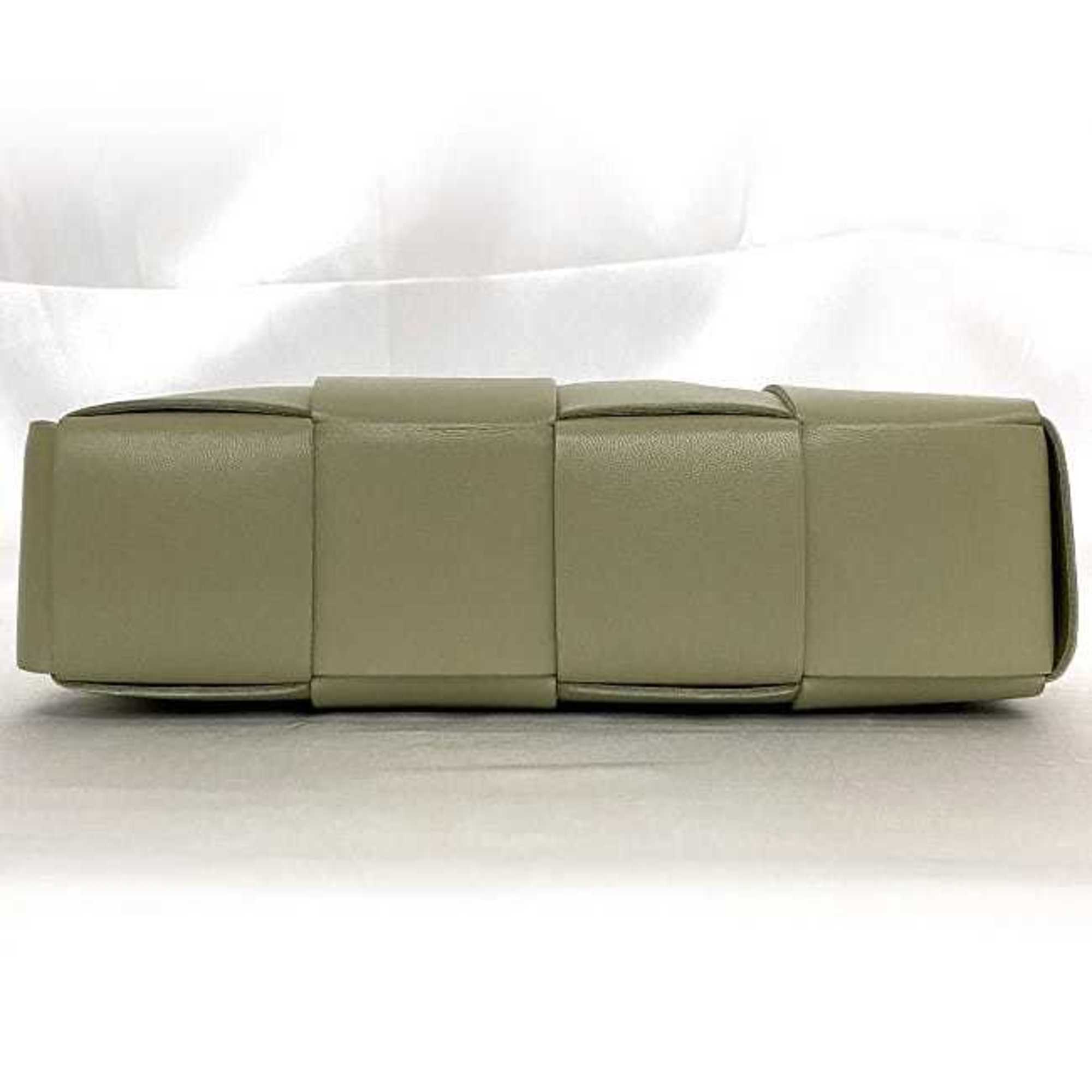 Bottega Veneta Light Green Leather Handbag Shoulder Bag