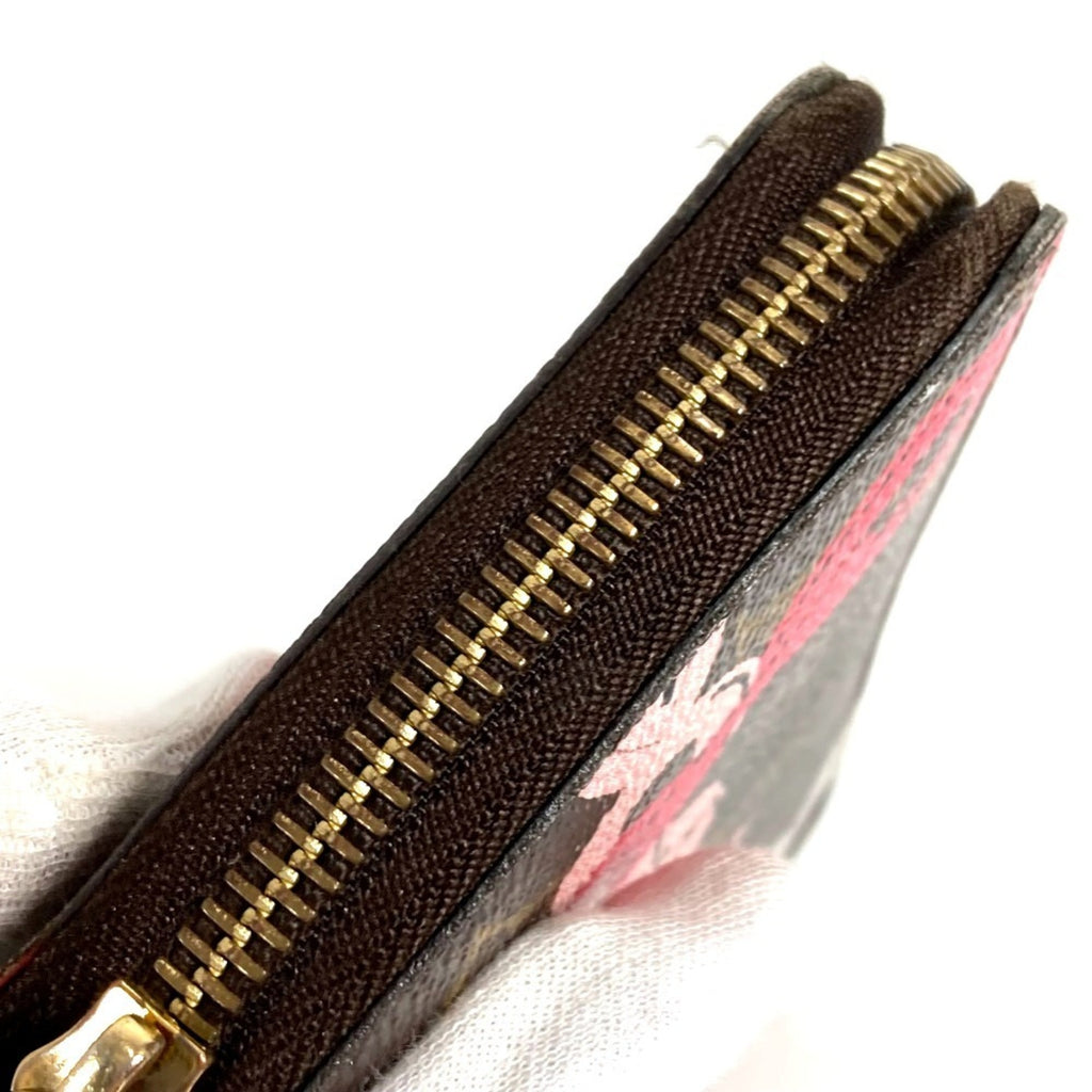 Louis Vuitton Monogram Bay Brown Pink Monogram Long Wallet