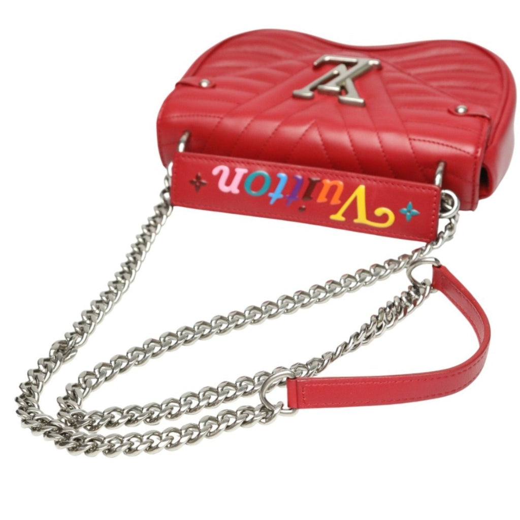 Louis Vuitton Red Color Leather Shoulder Bag