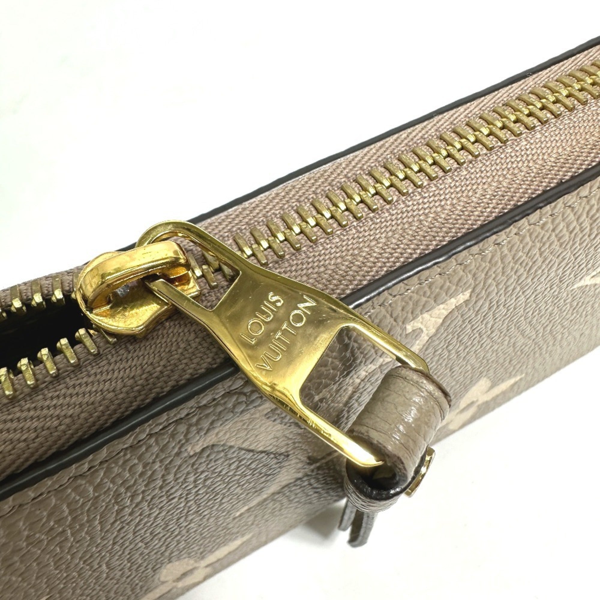 Louis Vuitton Monogram Empreinte Beige Tourterelle Monogram Empreinte Long Wallet