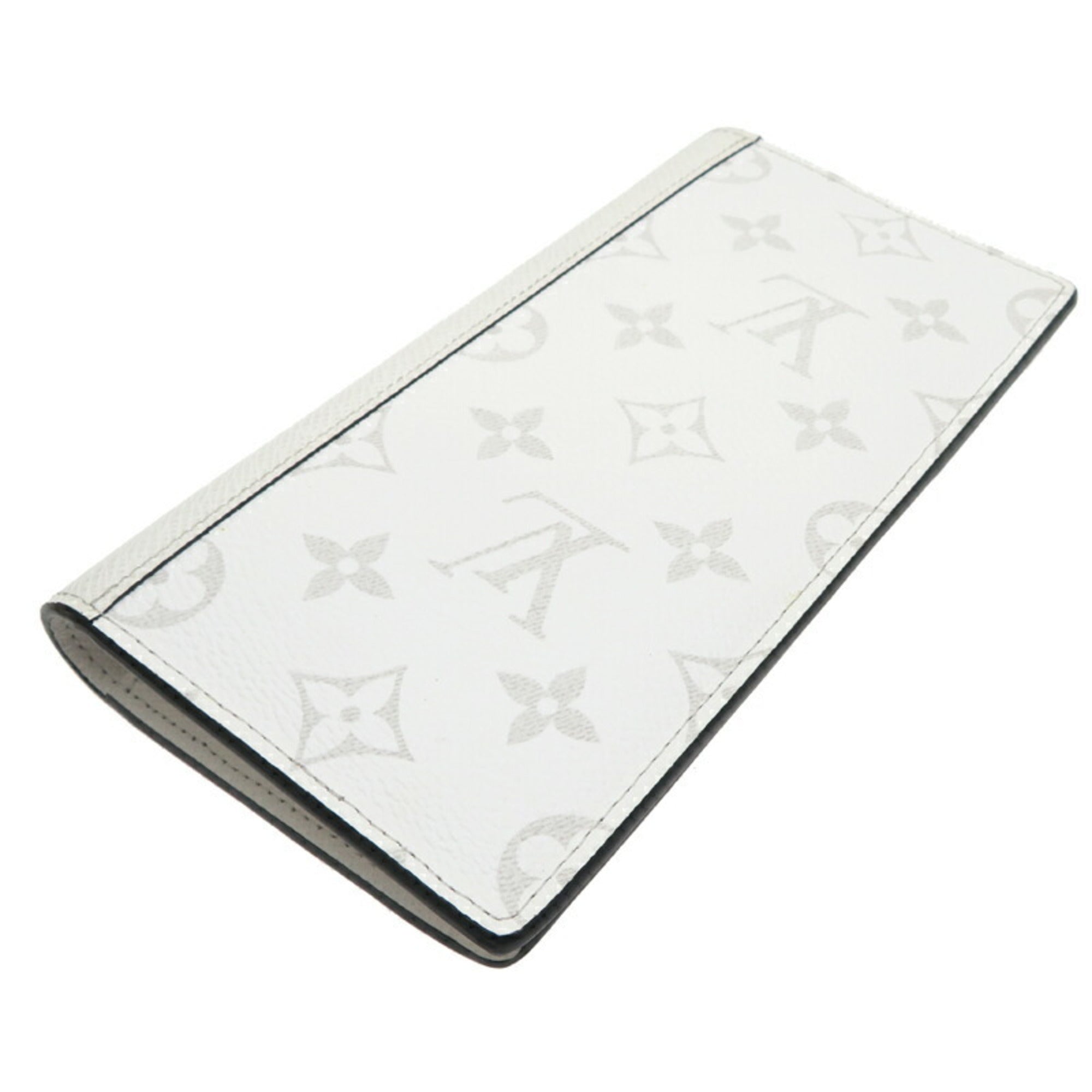 Louis Vuitton White Taigarama Long Wallet