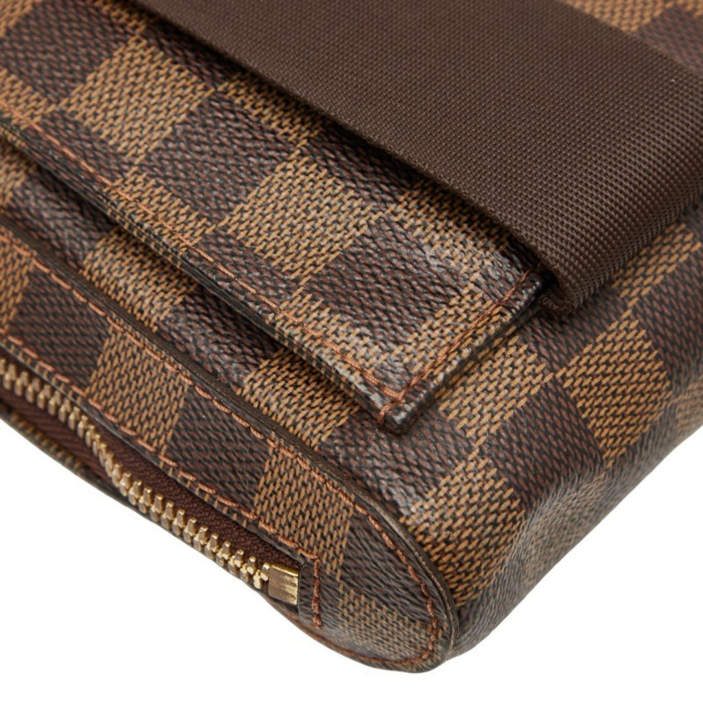 Louis Vuitton Damier Brown Pvc Leather Shoulder Bag Sling Bag