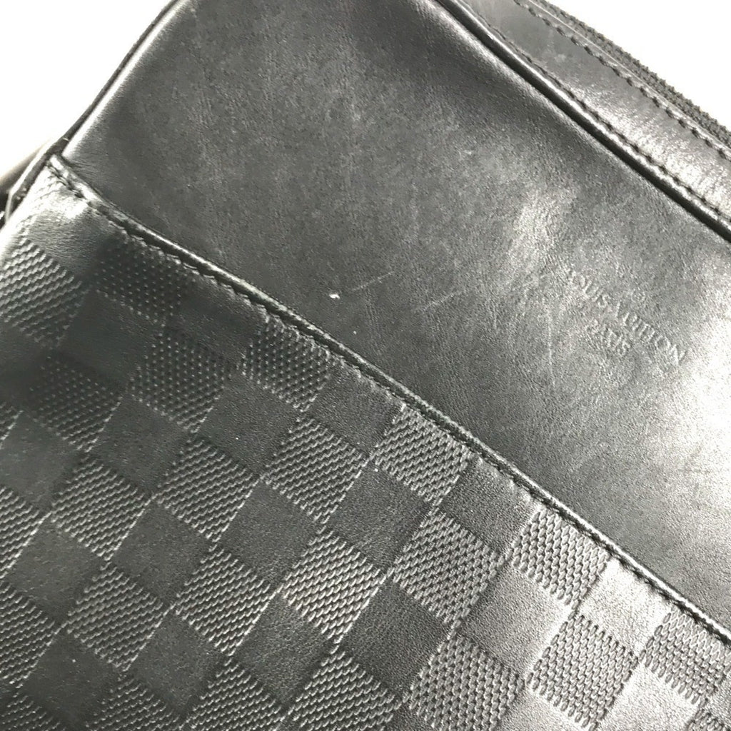 Louis Vuitton Black Damier Infini Pochette Shoulder Bag