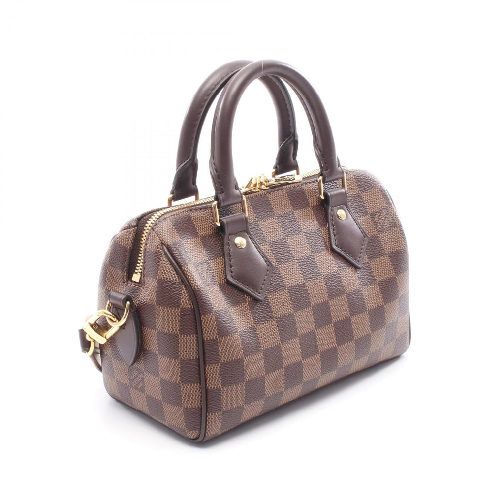 Louis Vuitton Brown Ebene Coated Canvas Leather Handbag